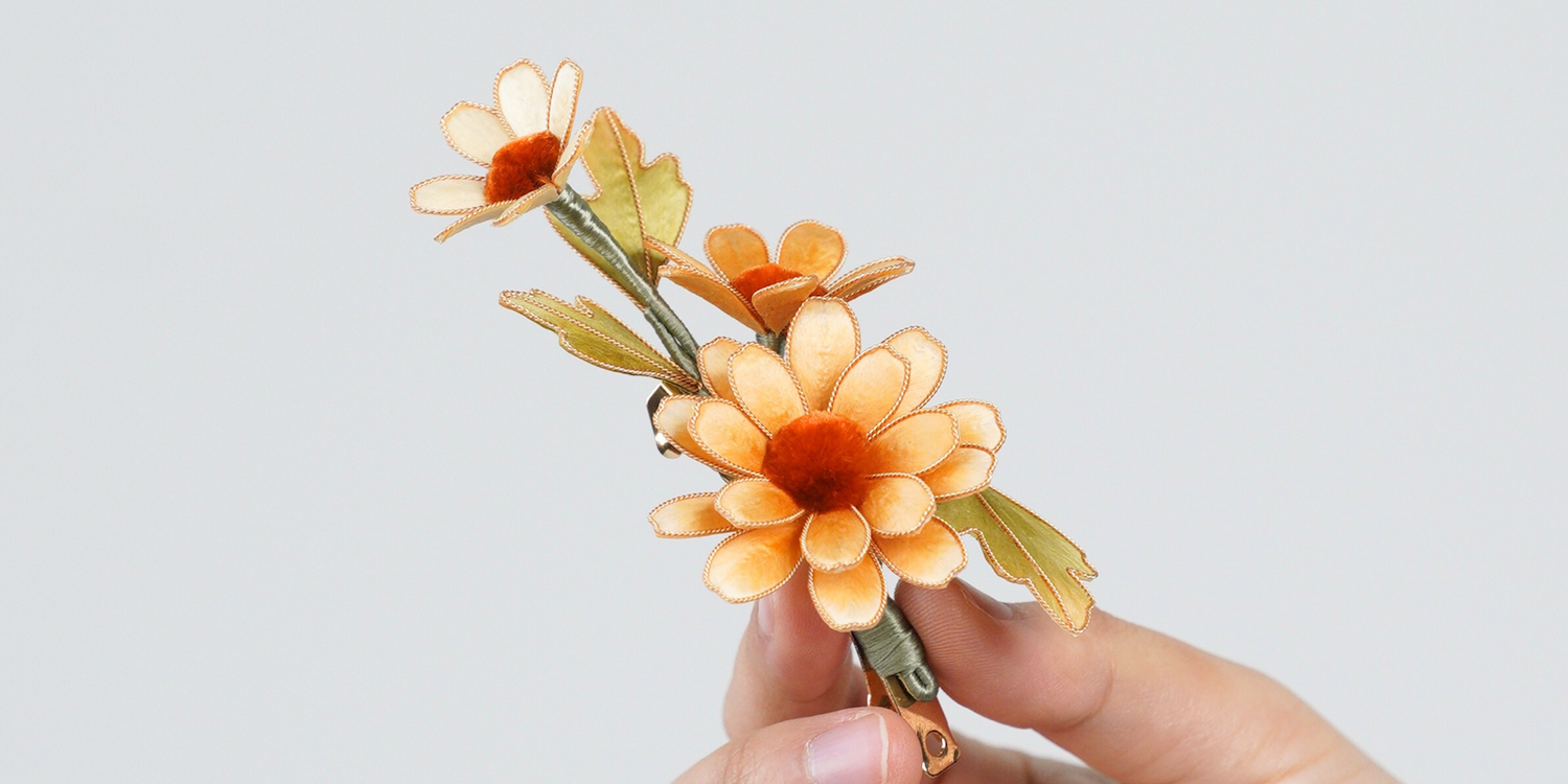 Ronghua Tutorial: How to Make Silk Daisies