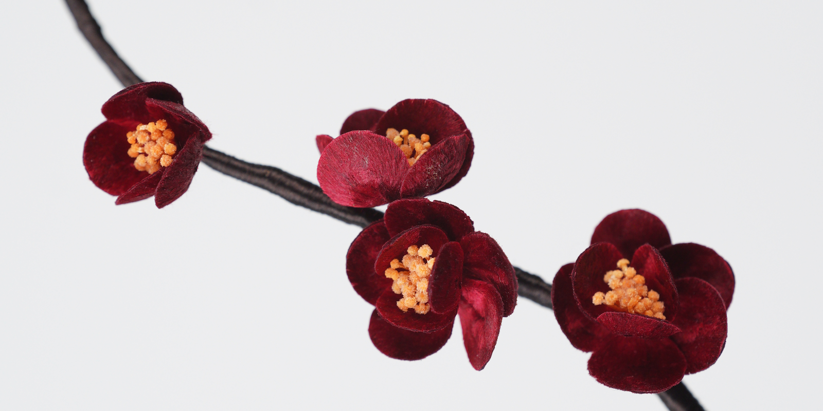 Ronghua Tutorial: How to Make Red Plum Blossom Hairpin