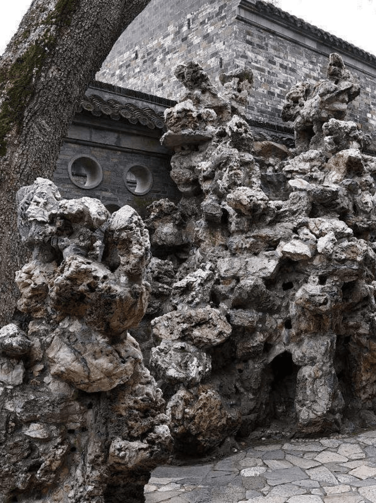 China Rocks Stacking 7 stones used in Chinese classical gardens as rockeries
