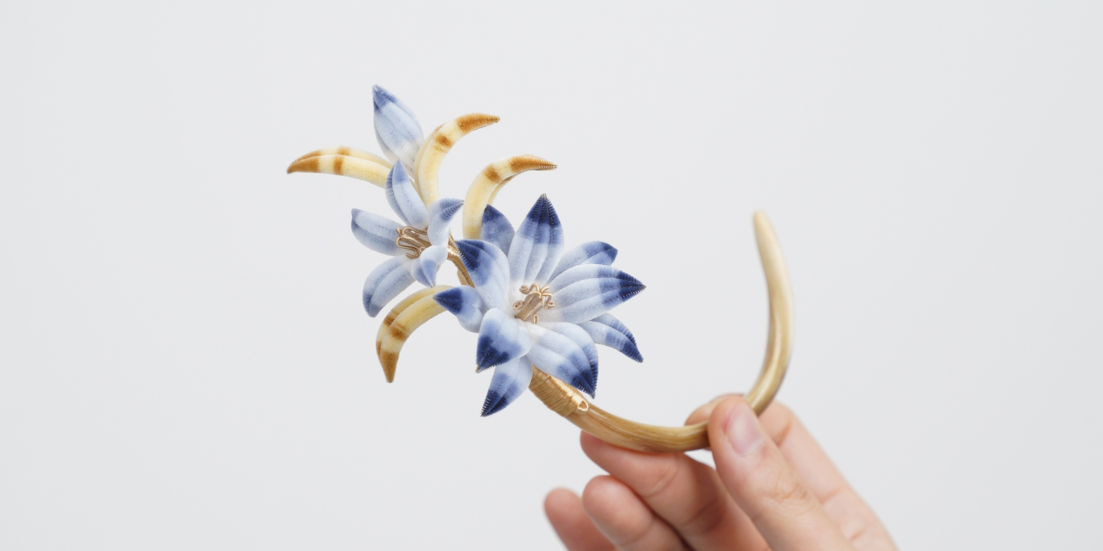 Ronghua Tutorial: How to Make Gentian Flower Hairpin