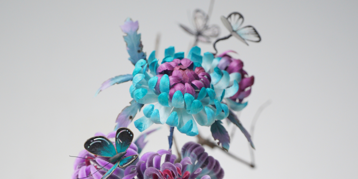 Ronghua Tutorial: How to Make Purple Chrysanthemum