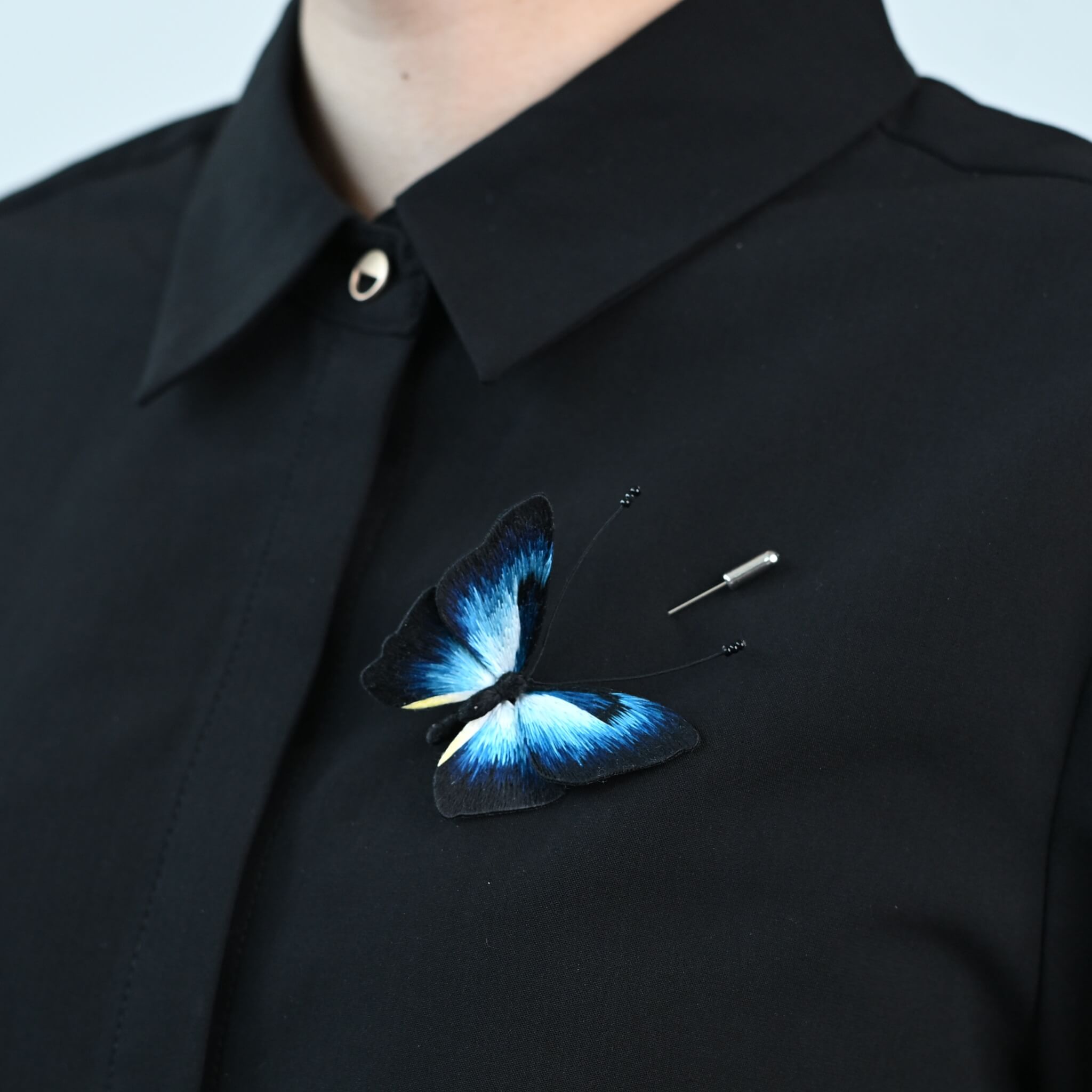 Shu Silk Embroidery DIY Kit | Morpho & Small White