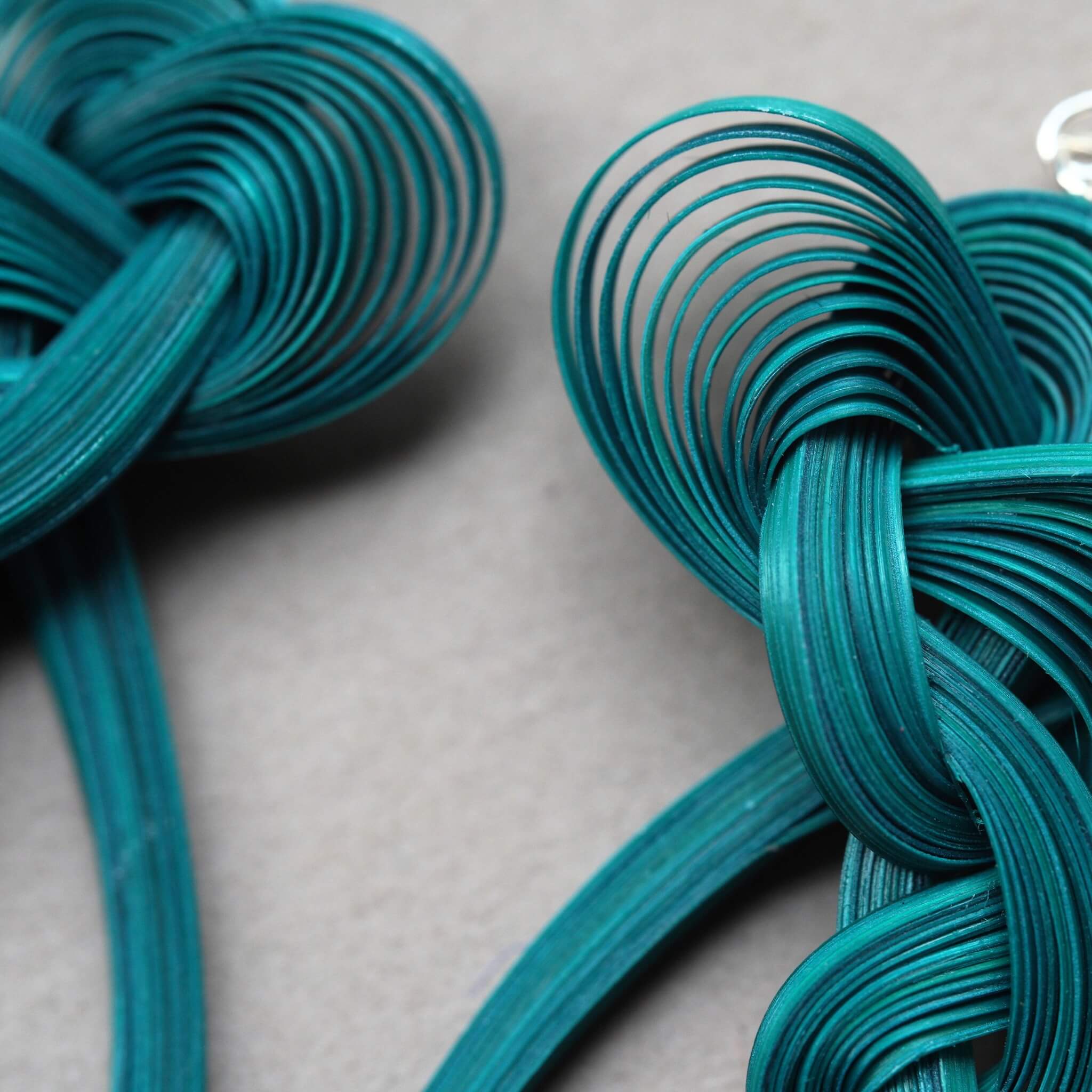 Bamboo-woven Earrings | Chinese Knot