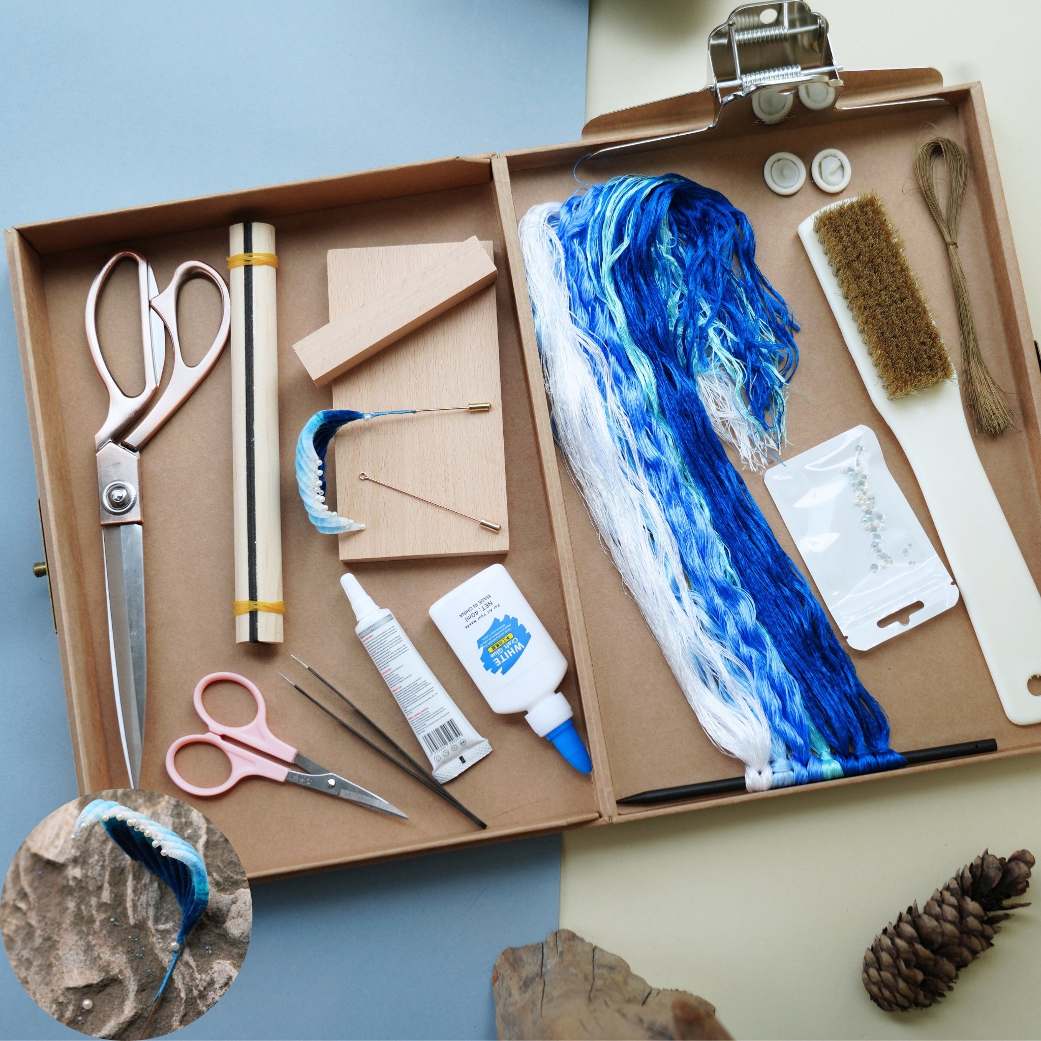 Ronghua DIY Kit | Ocean Wave Brooch