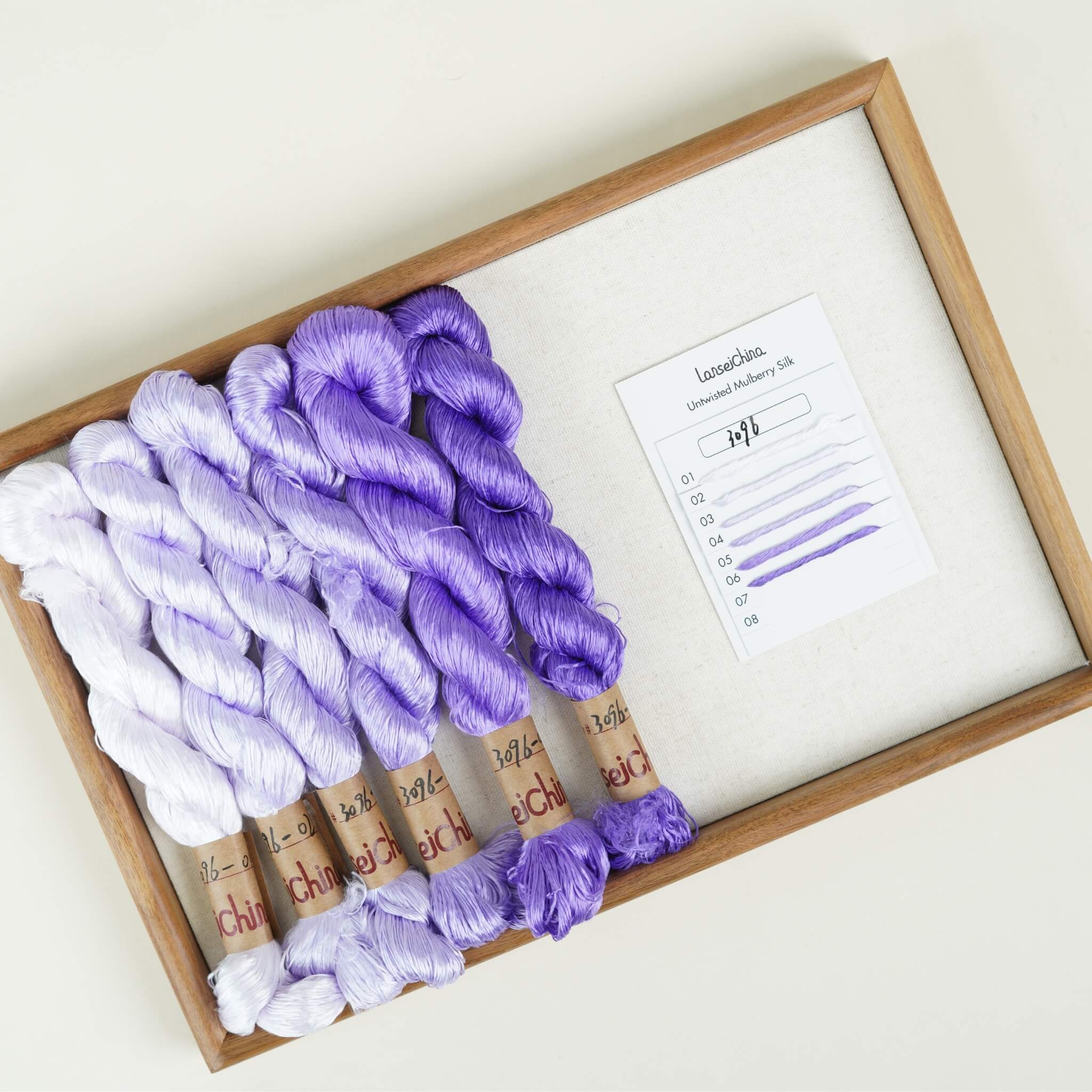 Untwisted Mulberry Silk For Ronghua | Colour #3096