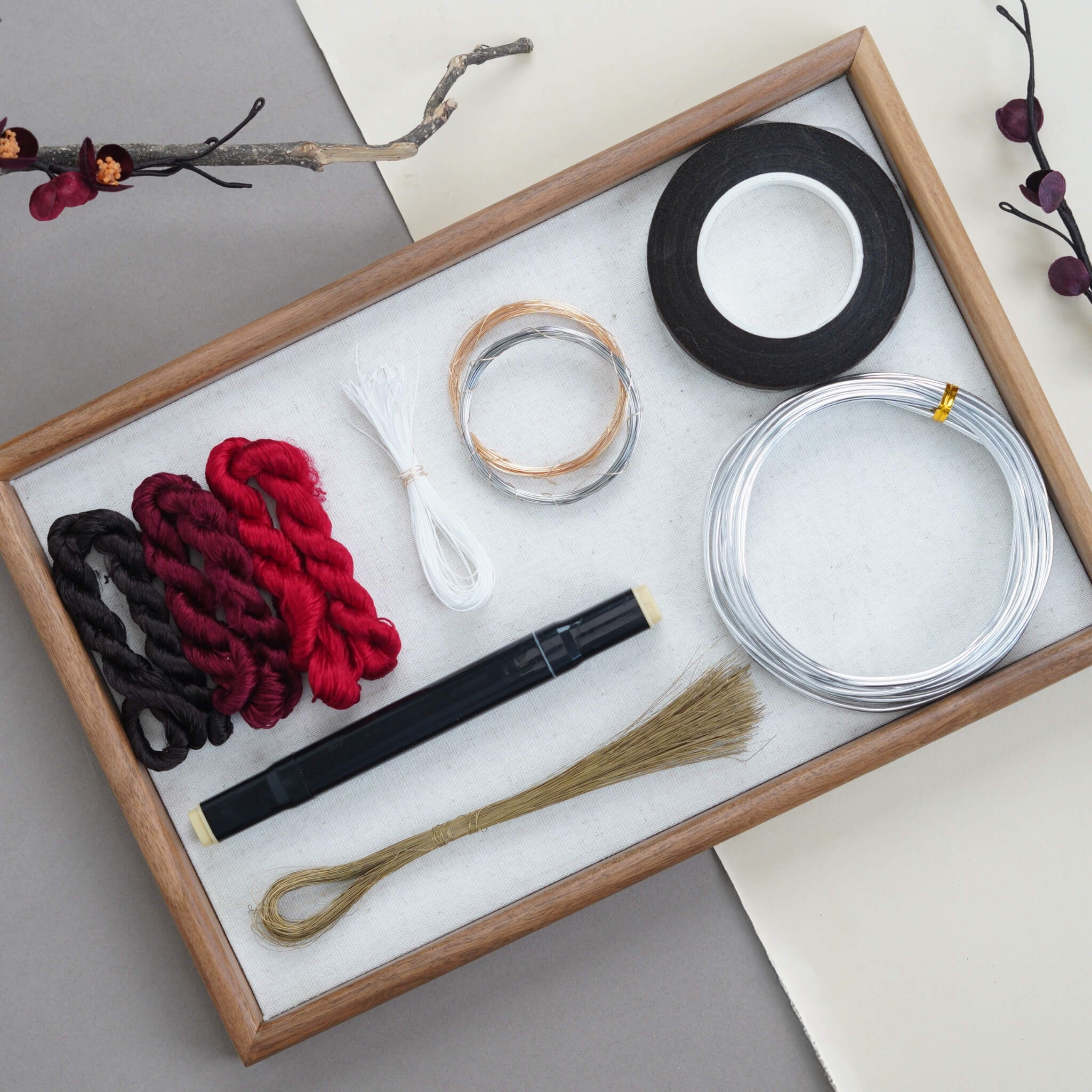 Ronghua DIY Kit | Red Plum Blossom