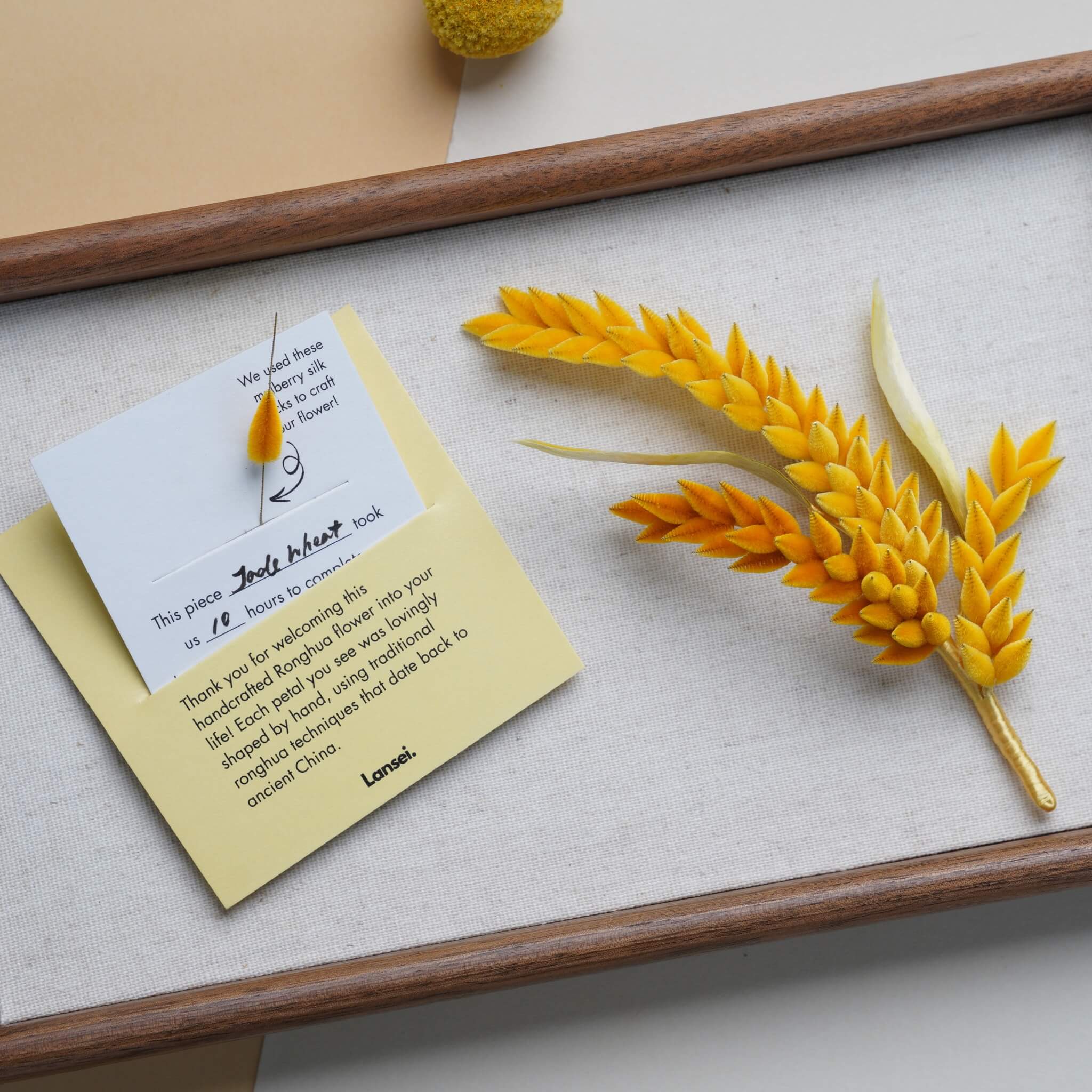Handmade Ronghua | Jade Wheat Ear