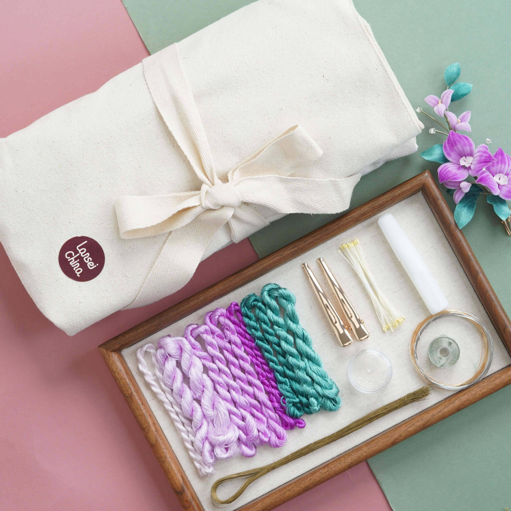 Ronghua DIY Kit | Magenta Bougainvillea