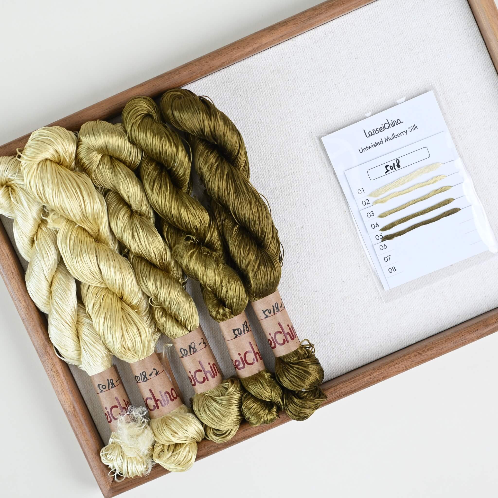 Untwisted Mulberry Silk For Ronghua | Colour #5018