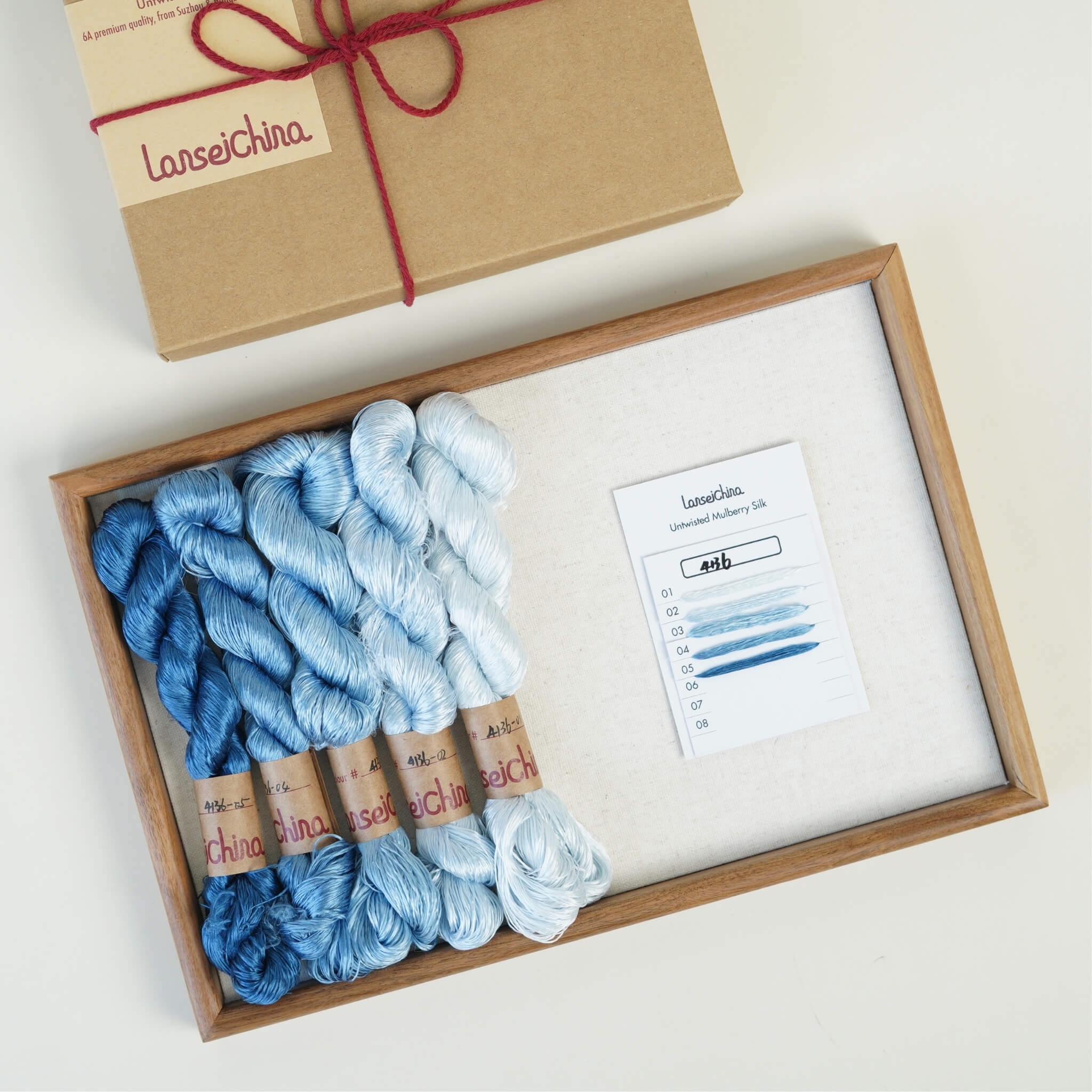 Untwisted Mulberry Silk For Ronghua | Colour #4136