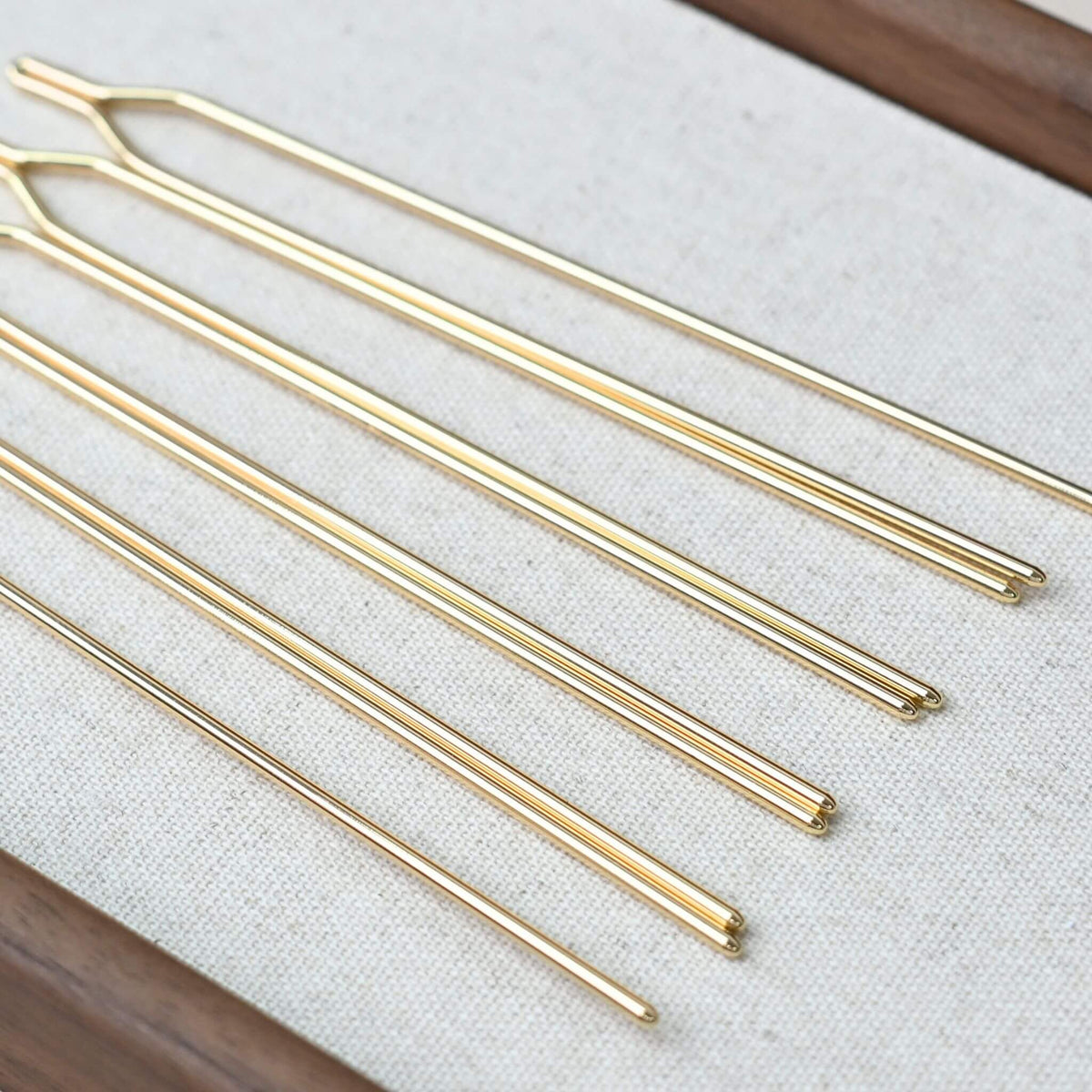 Tarnish-Resistant Two-Prong Hairpins