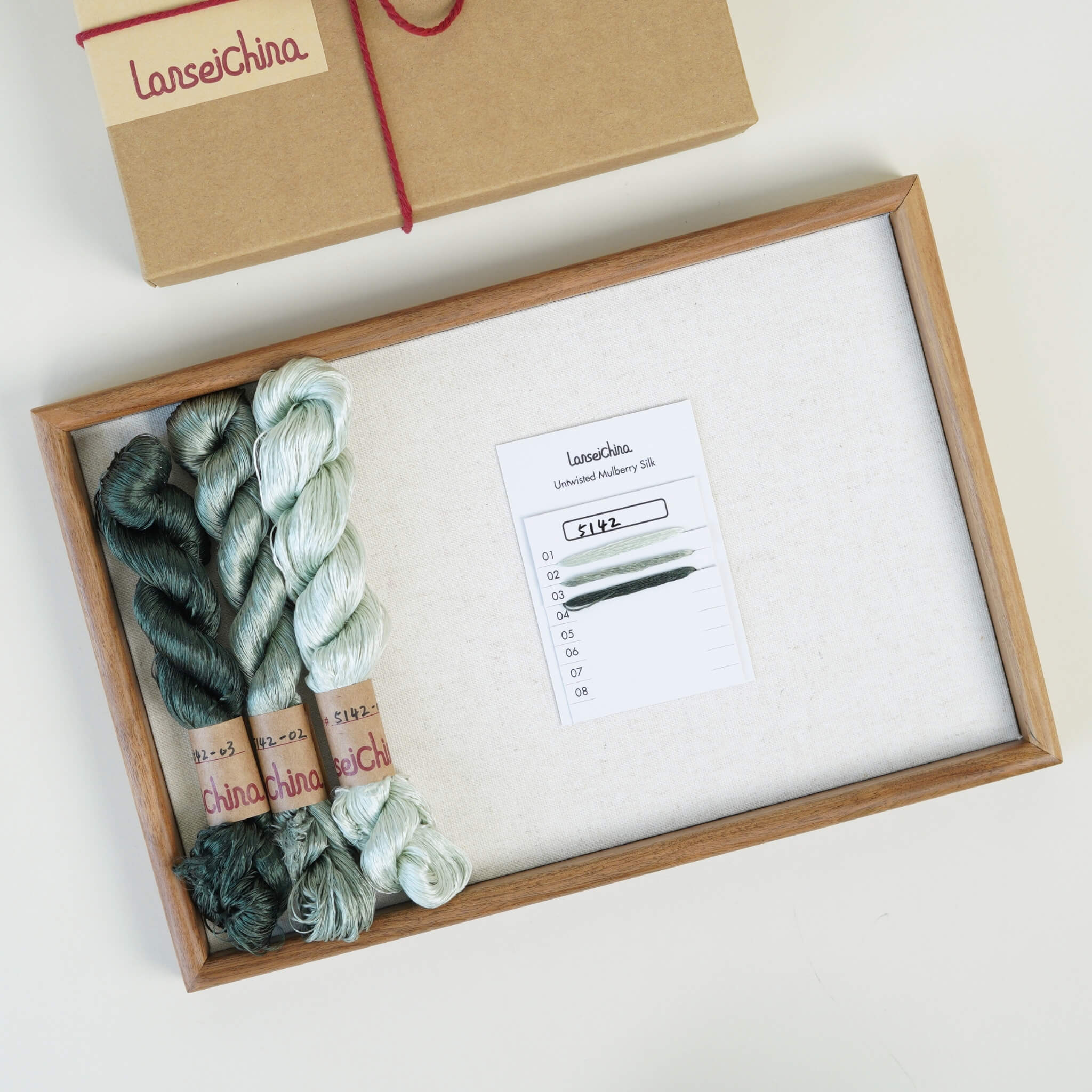 Untwisted Mulberry Silk For Ronghua | Colour #5142