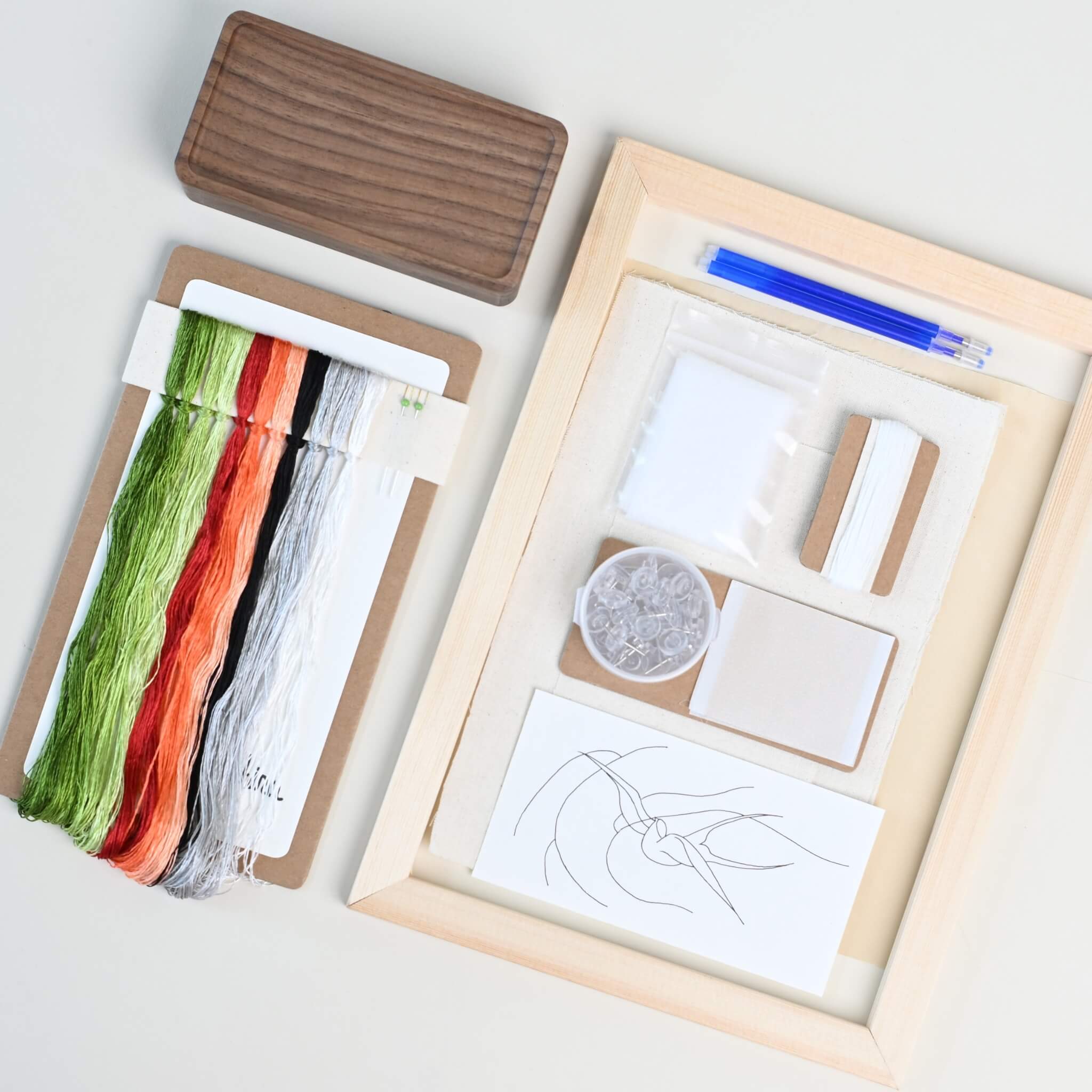 Shu Silk Embroidery DIY Kit | Willow & Swallow