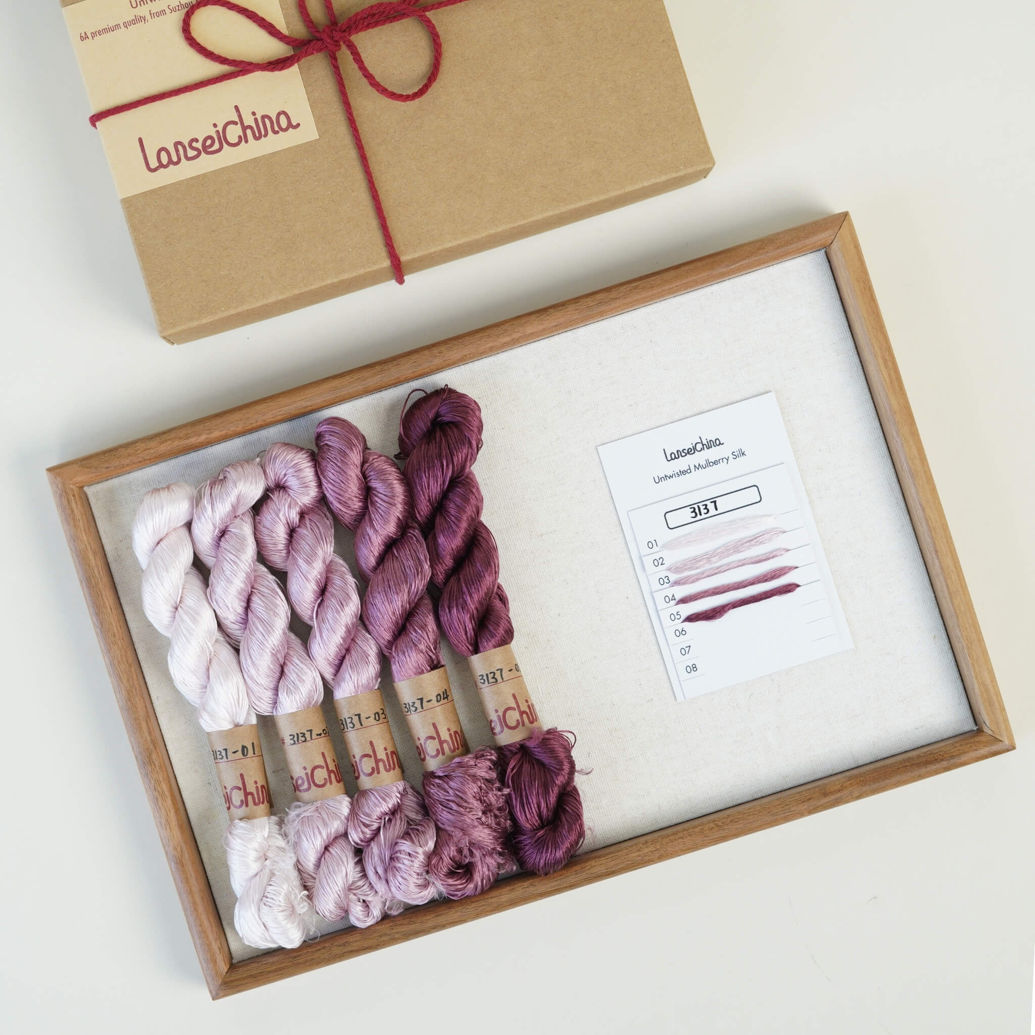 Untwisted Mulberry Silk For Ronghua | Colour #3137