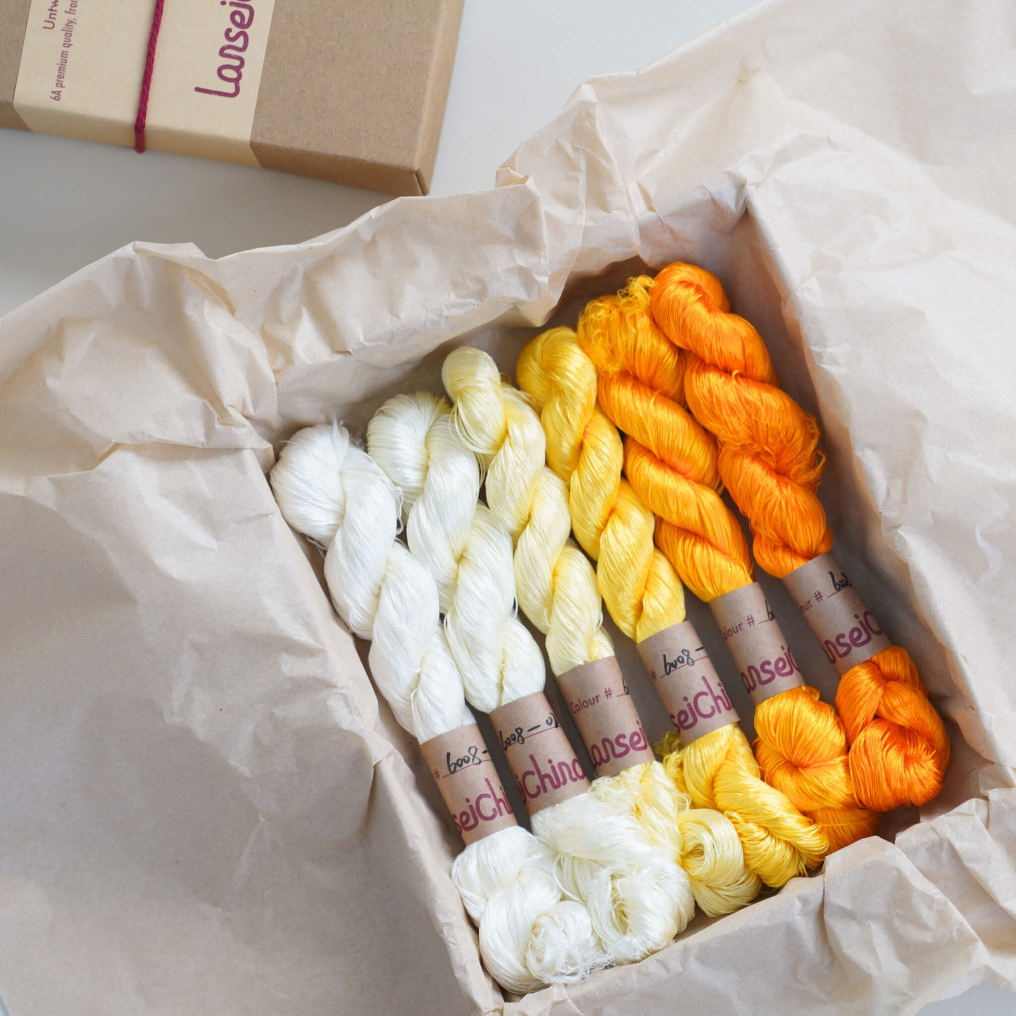 Untwisted Mulberry Silk For Ronghua | Colour #6008