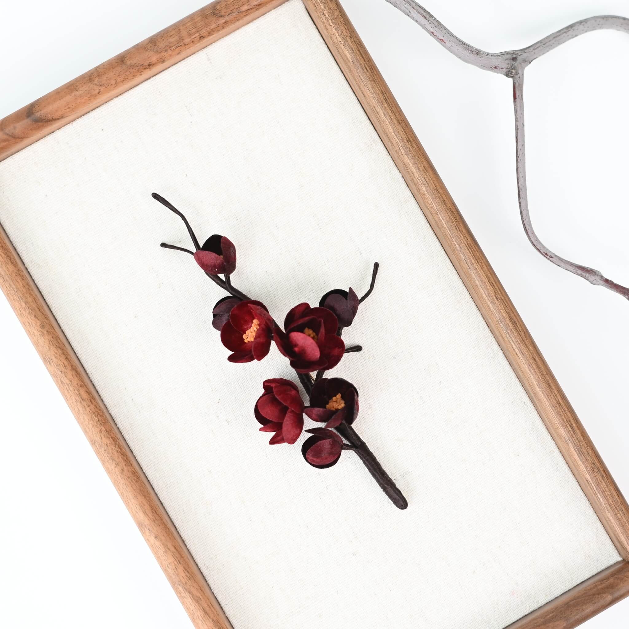 Handmade Ronghua | Red Plum Blossoms