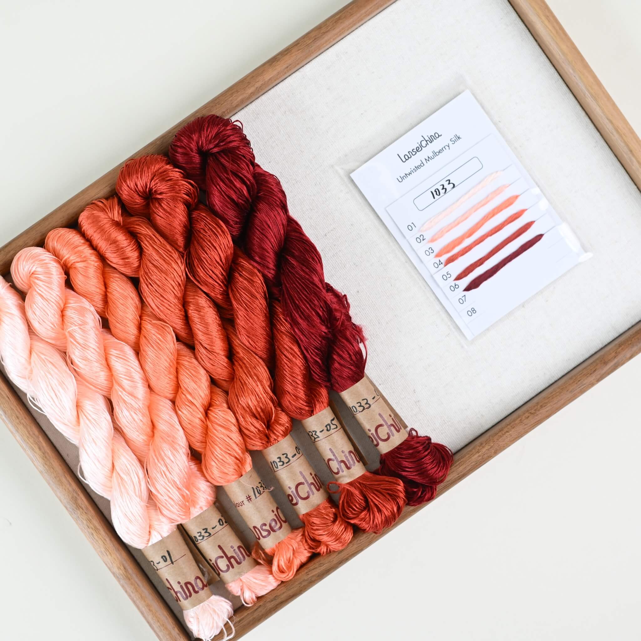 Untwisted Mulberry Silk For Ronghua | Colour #1033