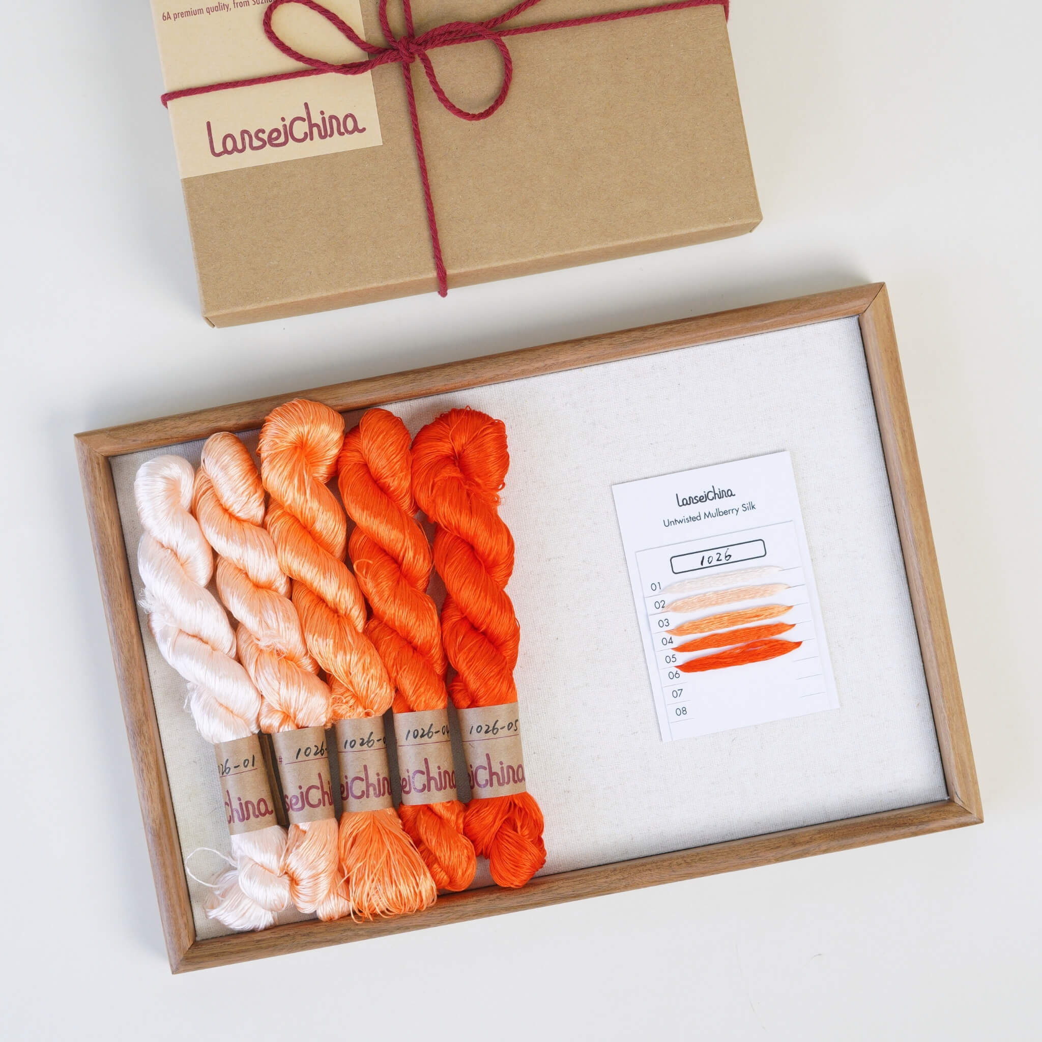 Untwisted Mulberry Silk For Ronghua | Colour #1026