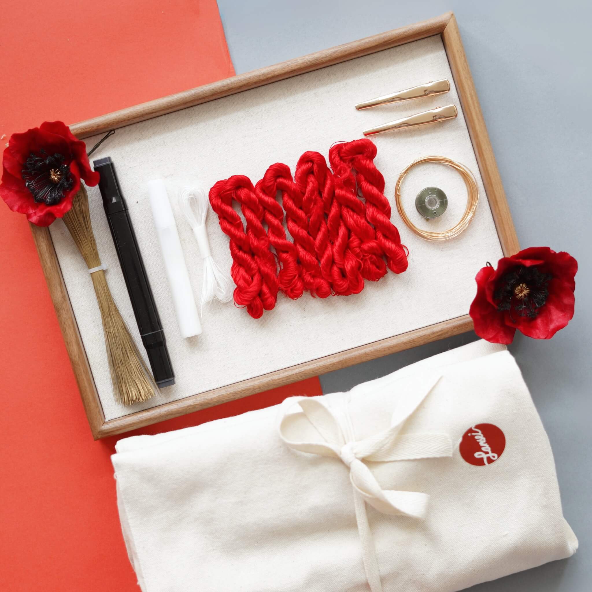 Ronghua DIY Kit | August Poppies