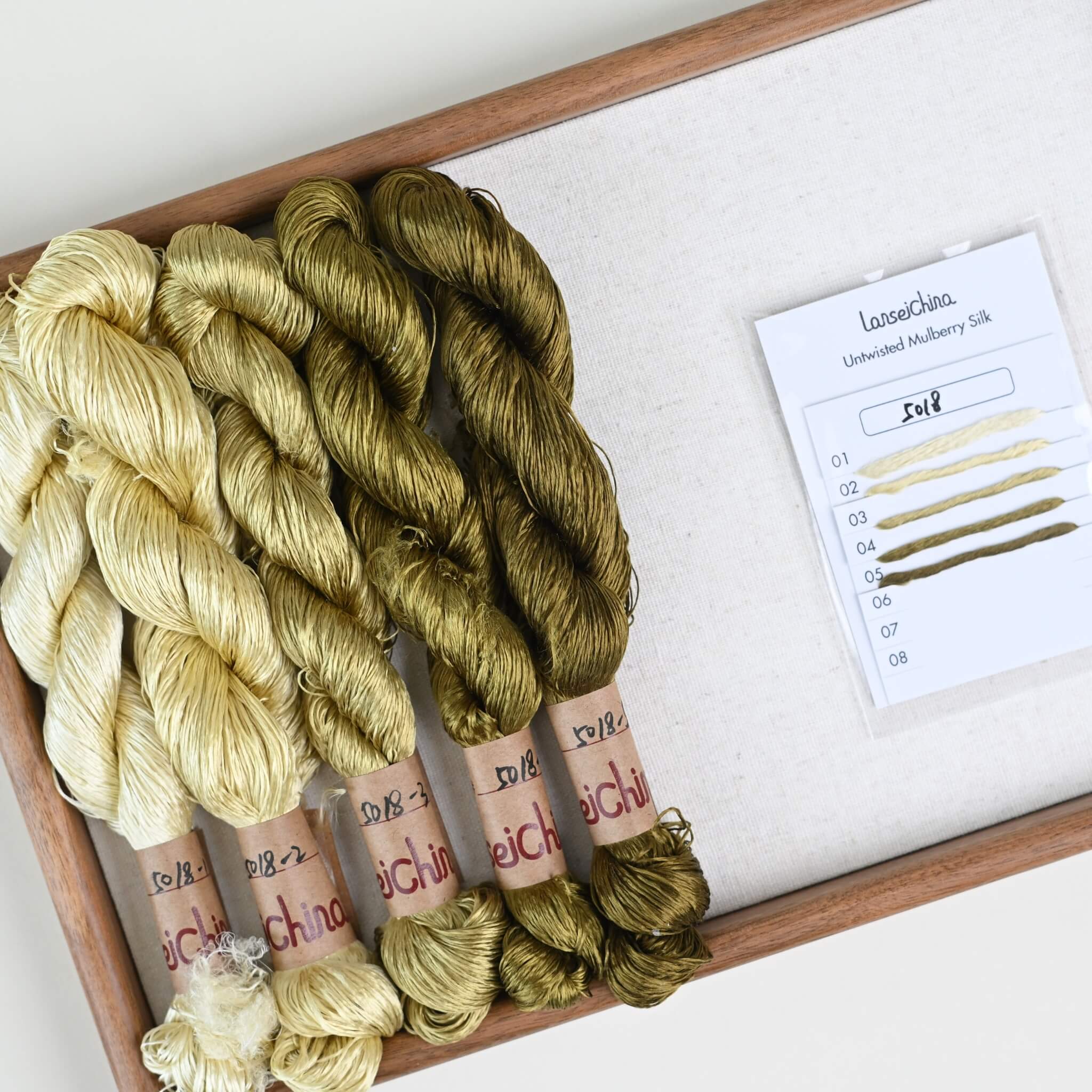 Untwisted Mulberry Silk For Ronghua | Colour #5018