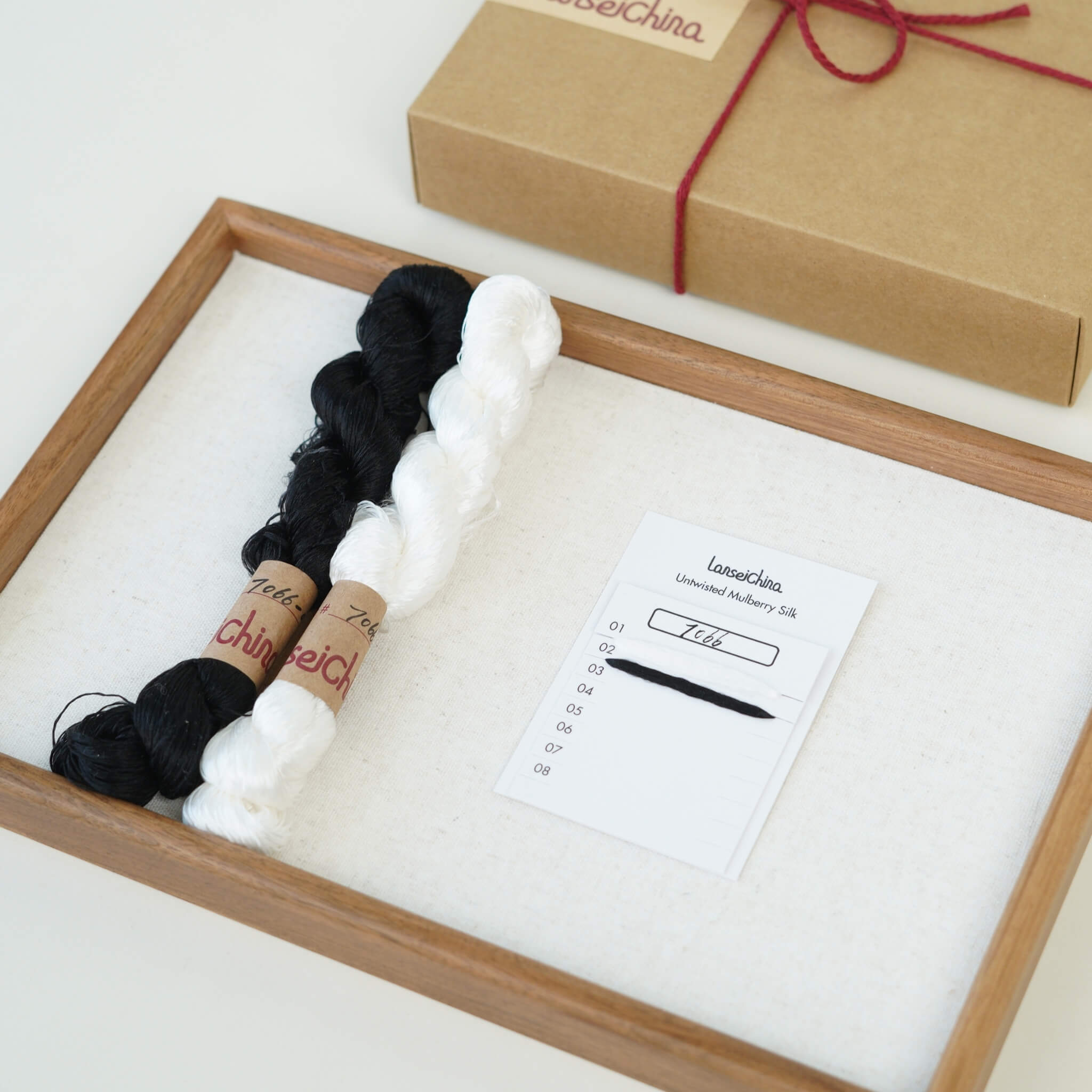 Untwisted Mulberry Silk For Ronghua | Colour #7066