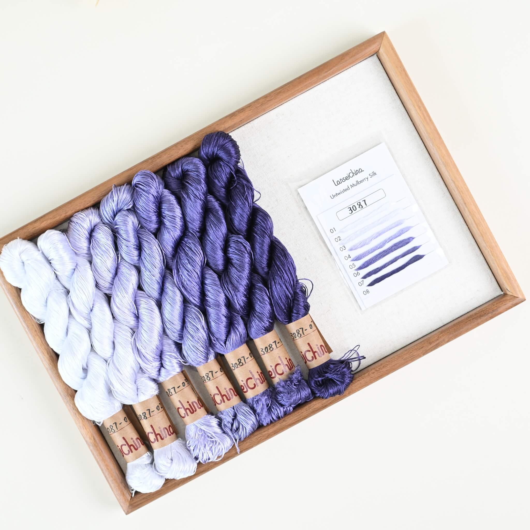 Untwisted Mulberry Silk For Ronghua | Colour #3087