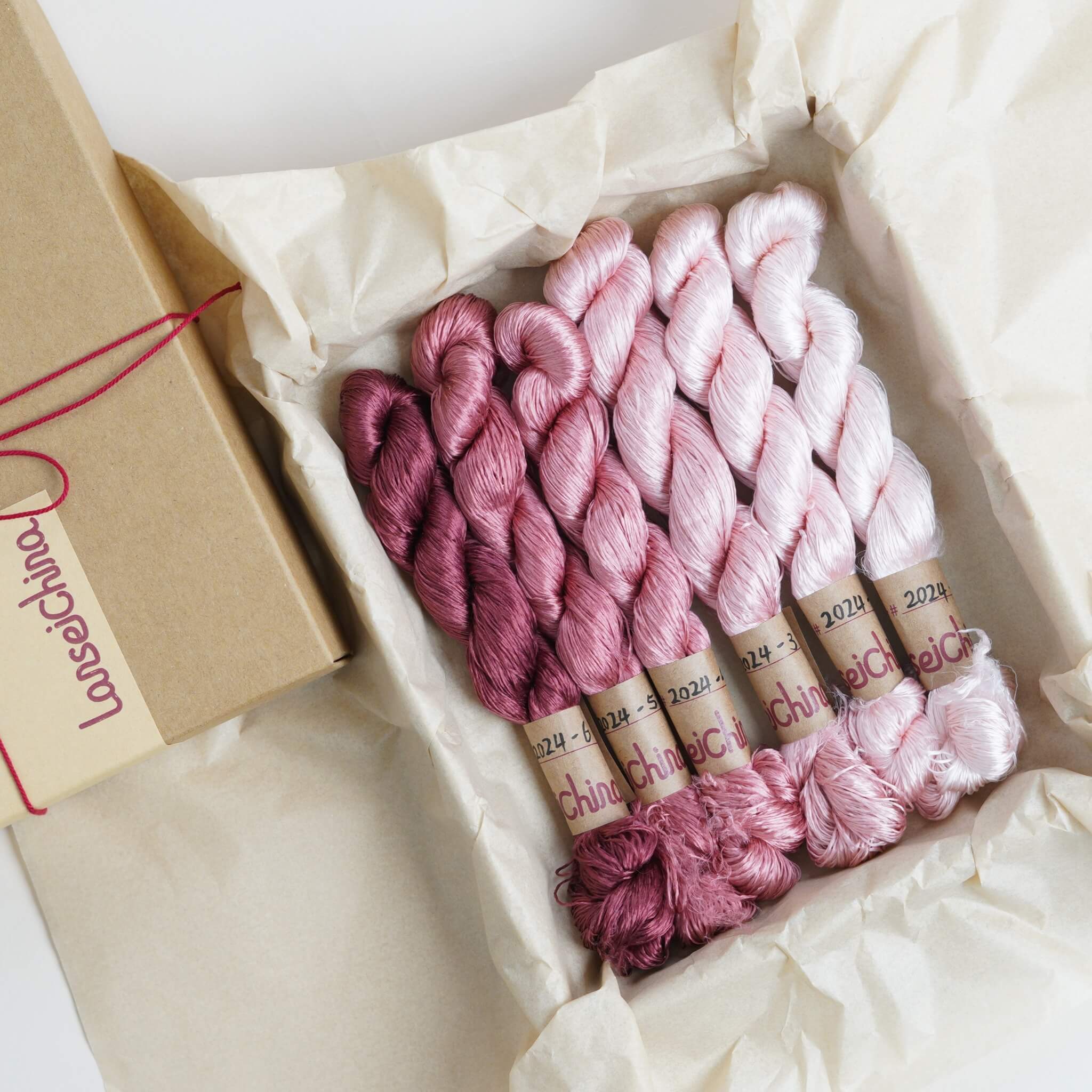 Seda de morera sin torcer para Ronghua | Color #2024