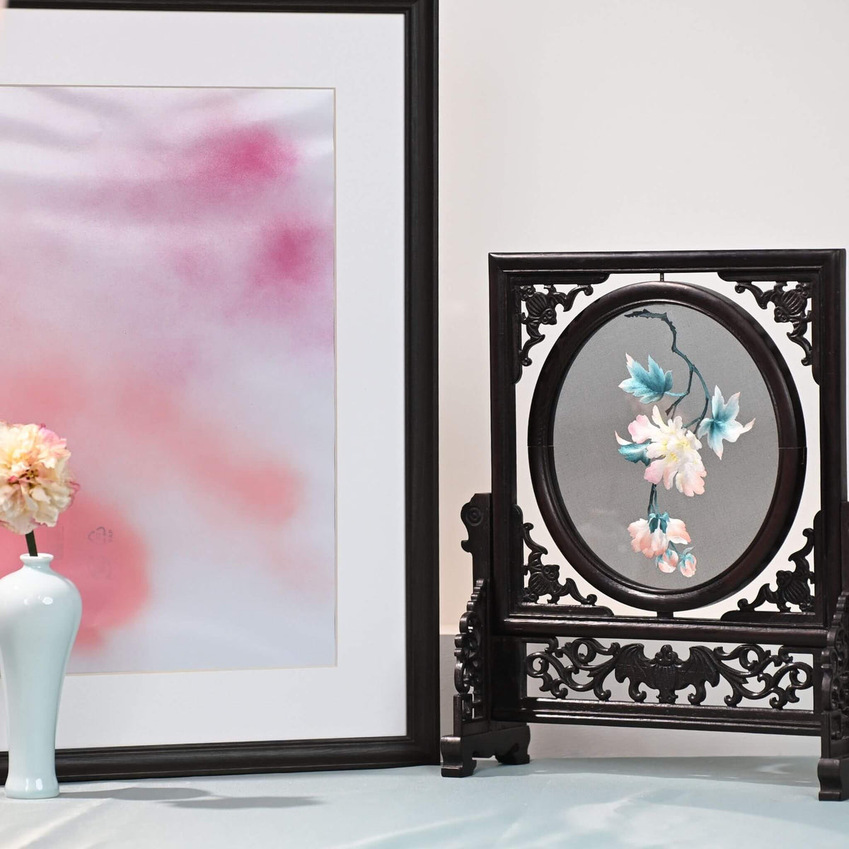 Shu Embroidery DIY Kit | Cotton Rose, from Dawn to Dusk