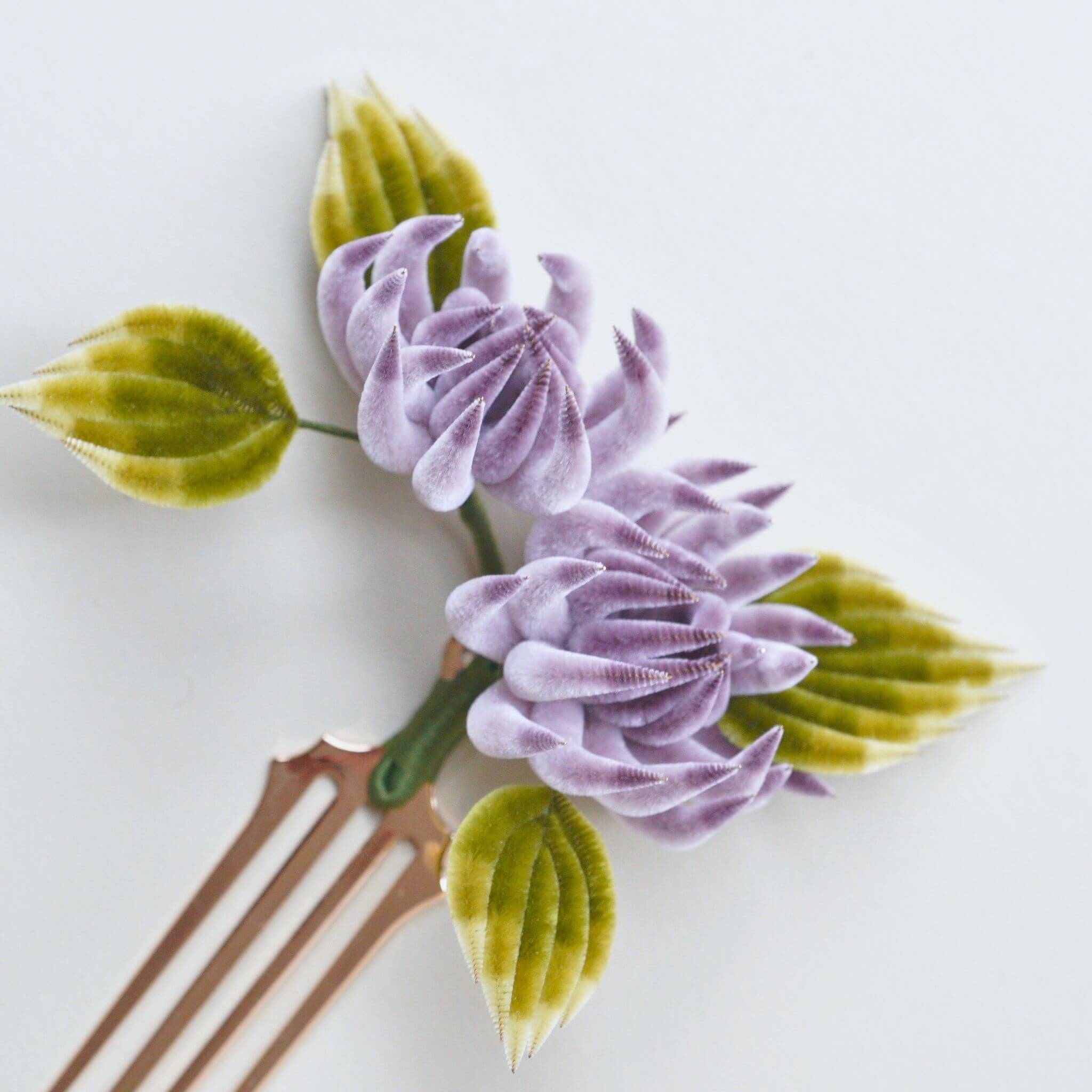 Ronghua Hairpin | Purple Chrysanthemum