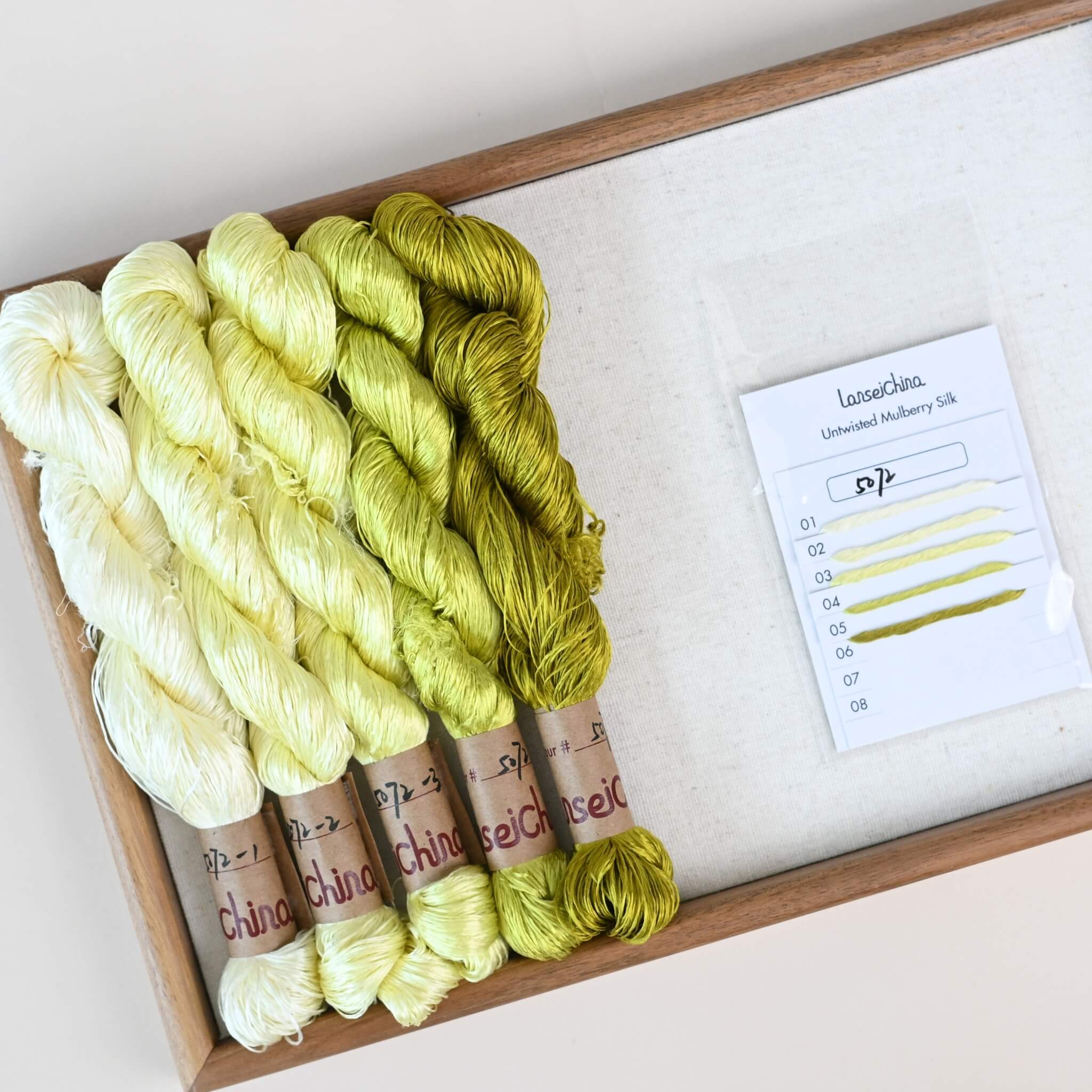 Untwisted Mulberry Silk For Ronghua | Colour #5072