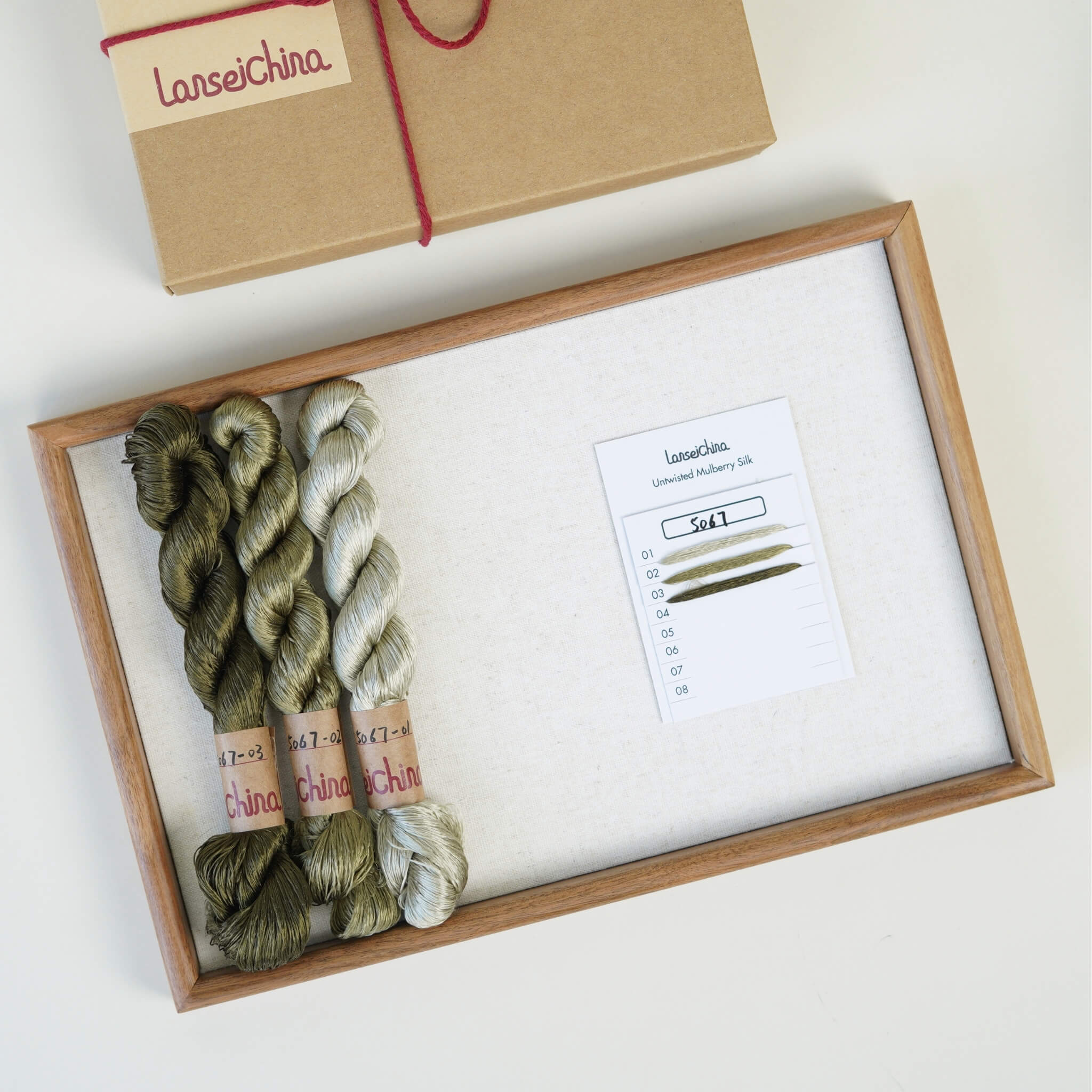 Untwisted Mulberry Silk For Ronghua | Colour #5067