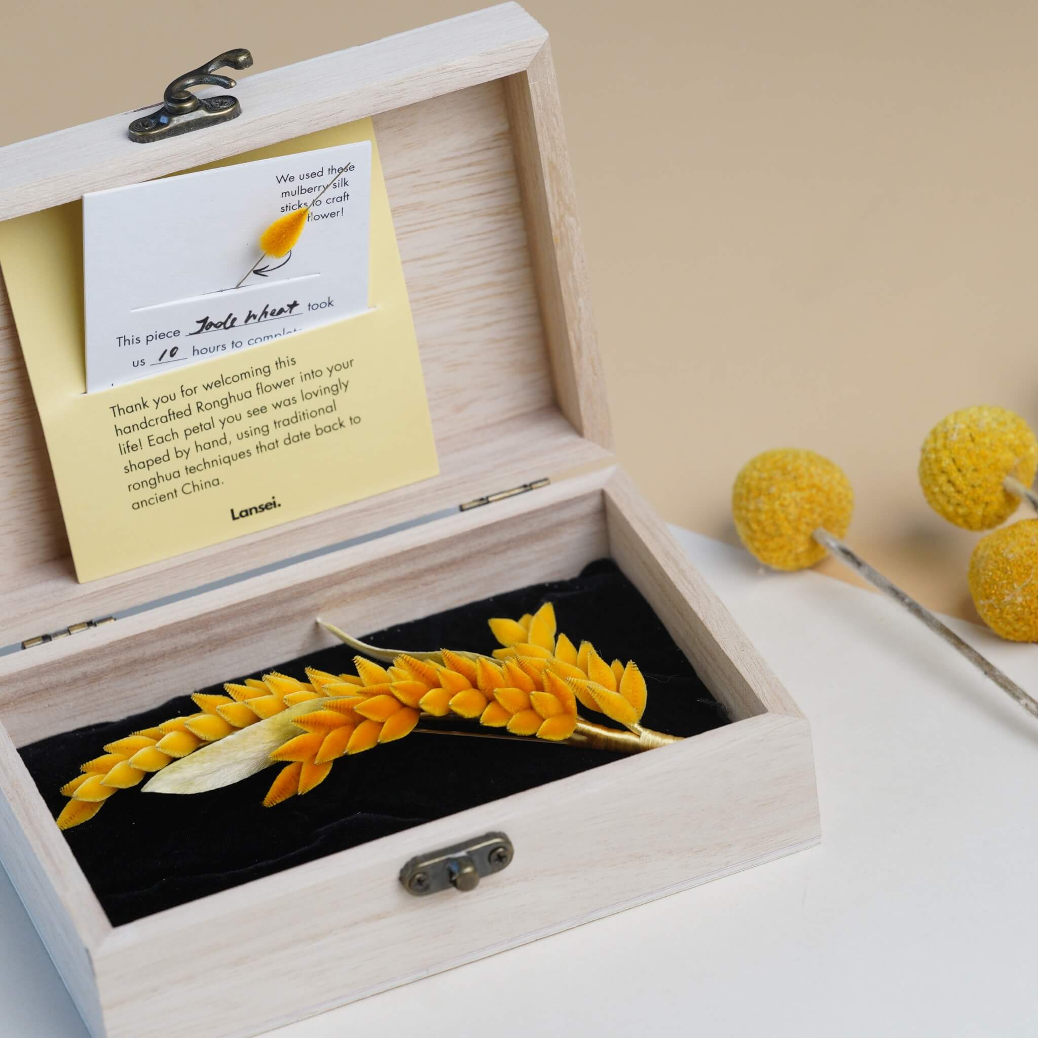 Handmade Ronghua | Jade Wheat Ear