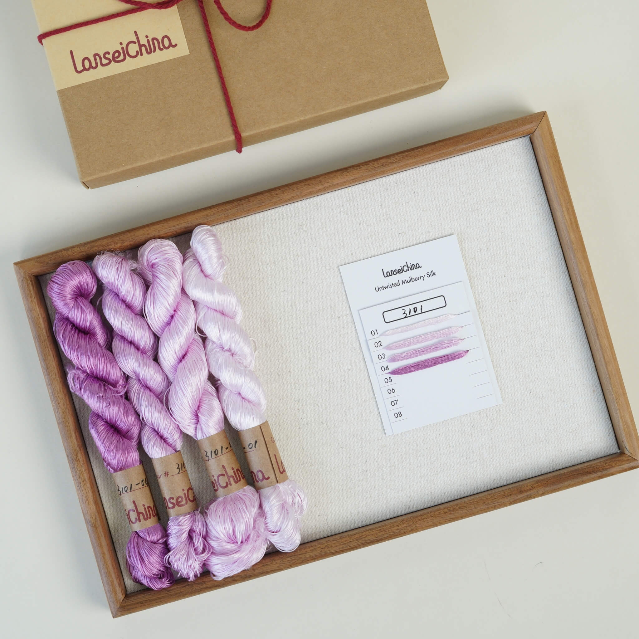 Untwisted Mulberry Silk For Ronghua | Colour #3101