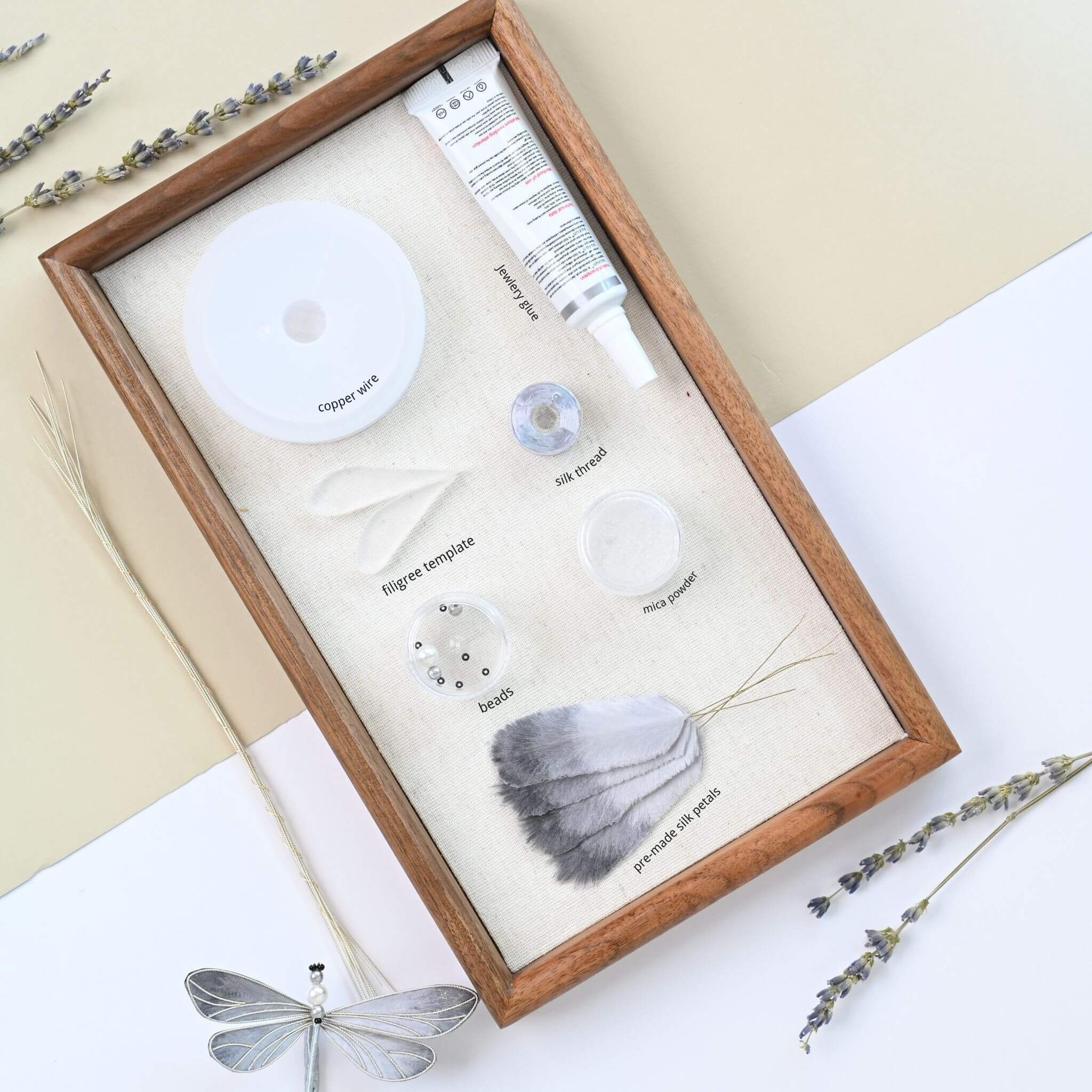 Kit de pétales préfabriqués Ronghua | Marguerite verte