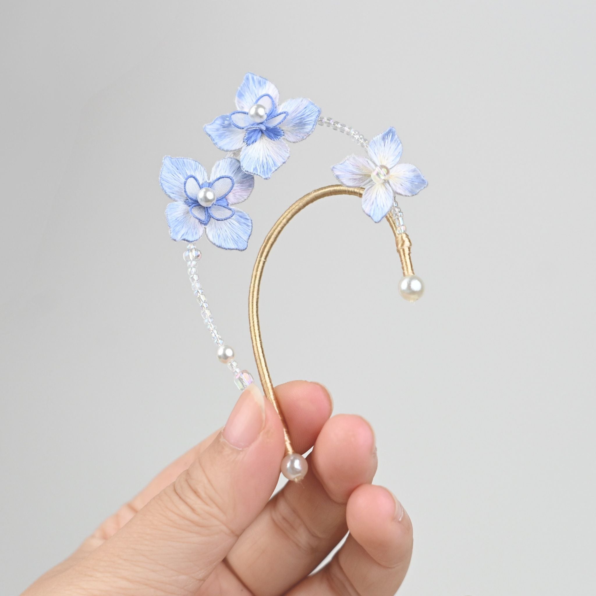 Shu Silk Embroidery DIY Kit | Endless Summer Ear Cuff