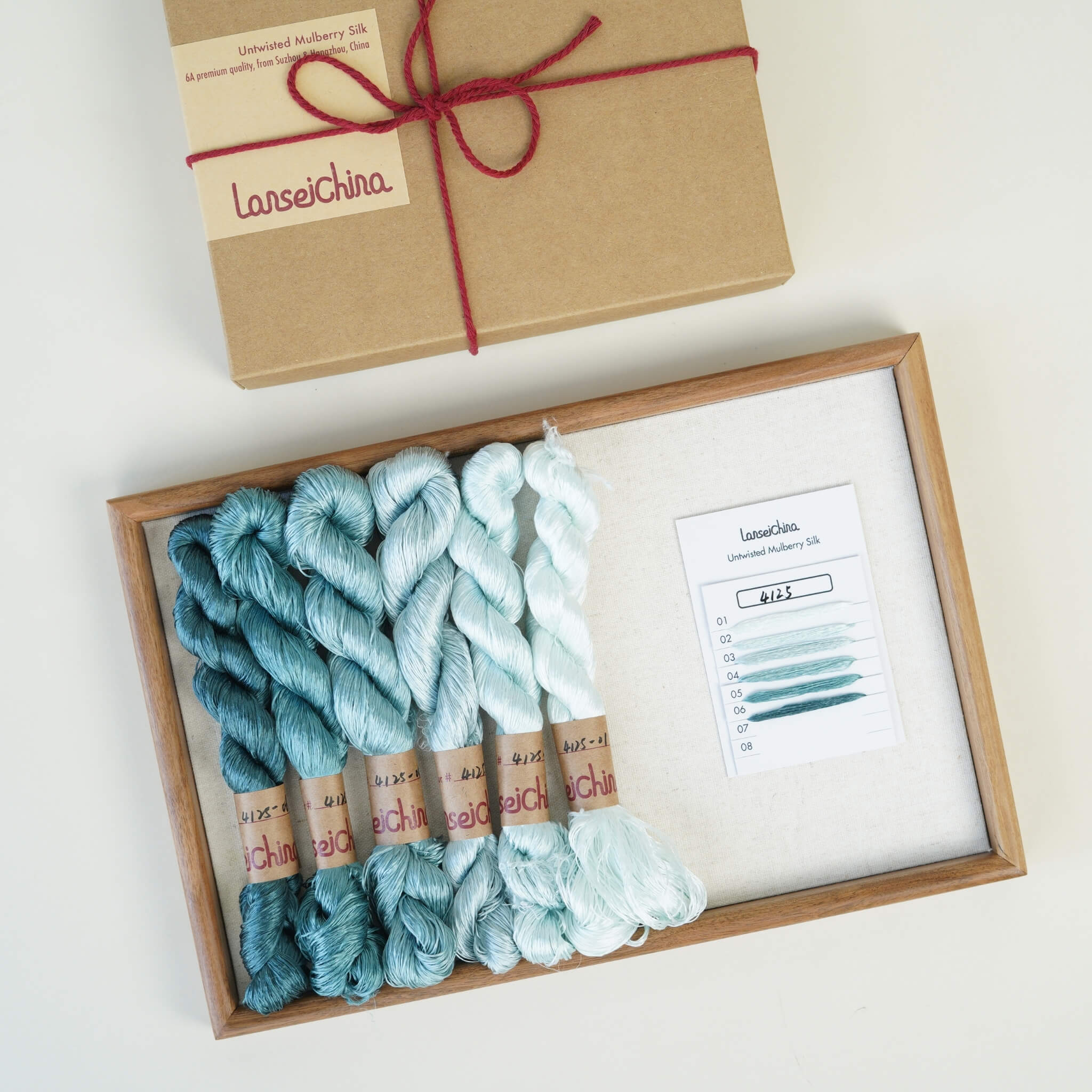 Untwisted Mulberry Silk For Ronghua | Colour #4125
