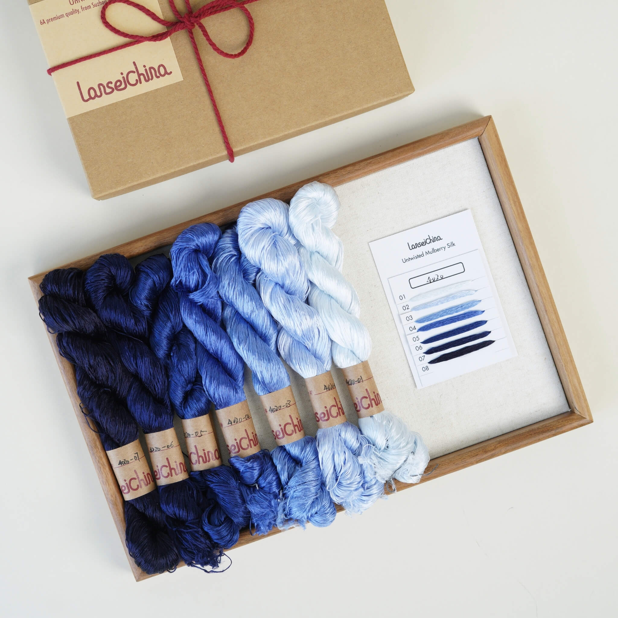 Untwisted Mulberry Silk For Ronghua | Colour #4020