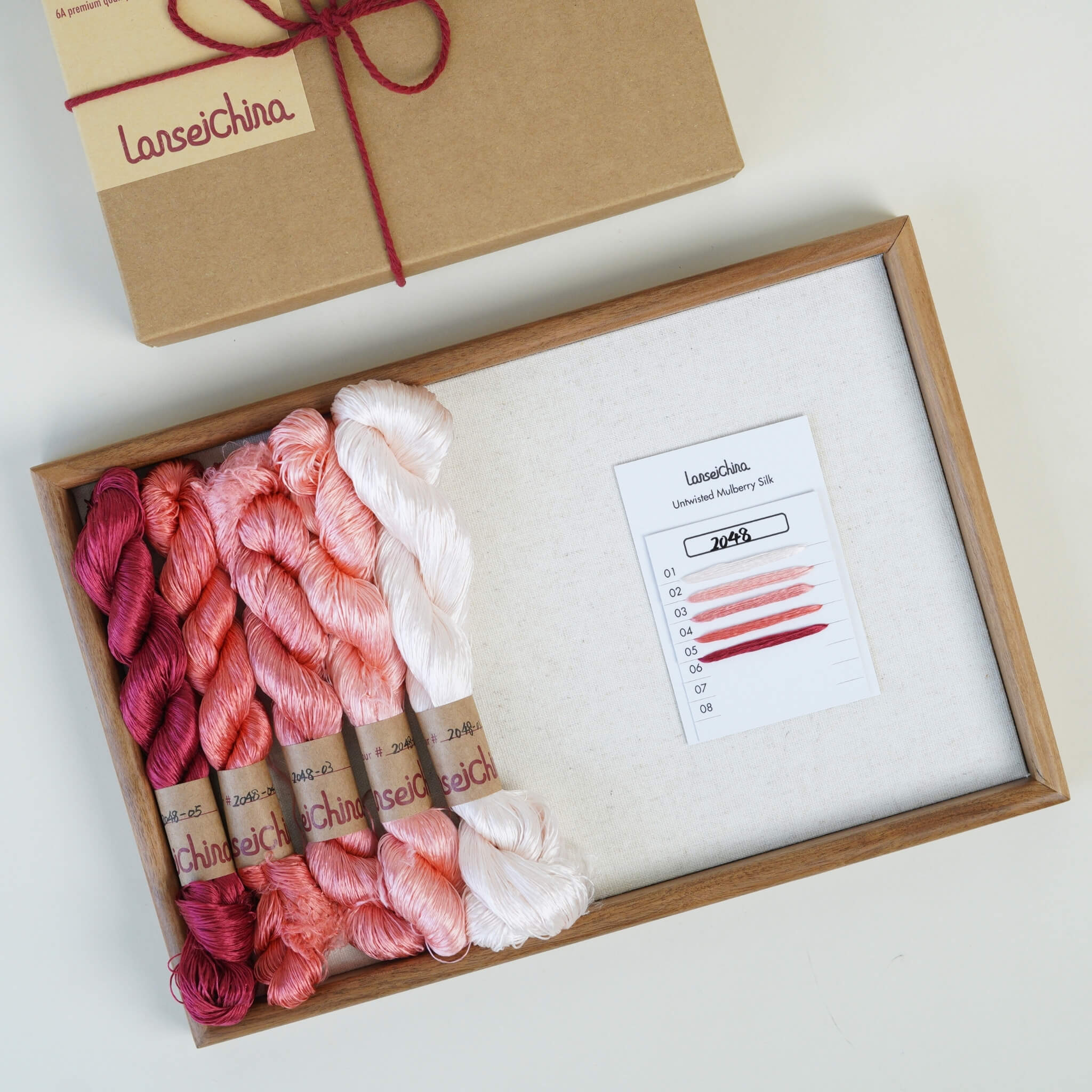 Untwisted Mulberry Silk For Ronghua | Colour #2048