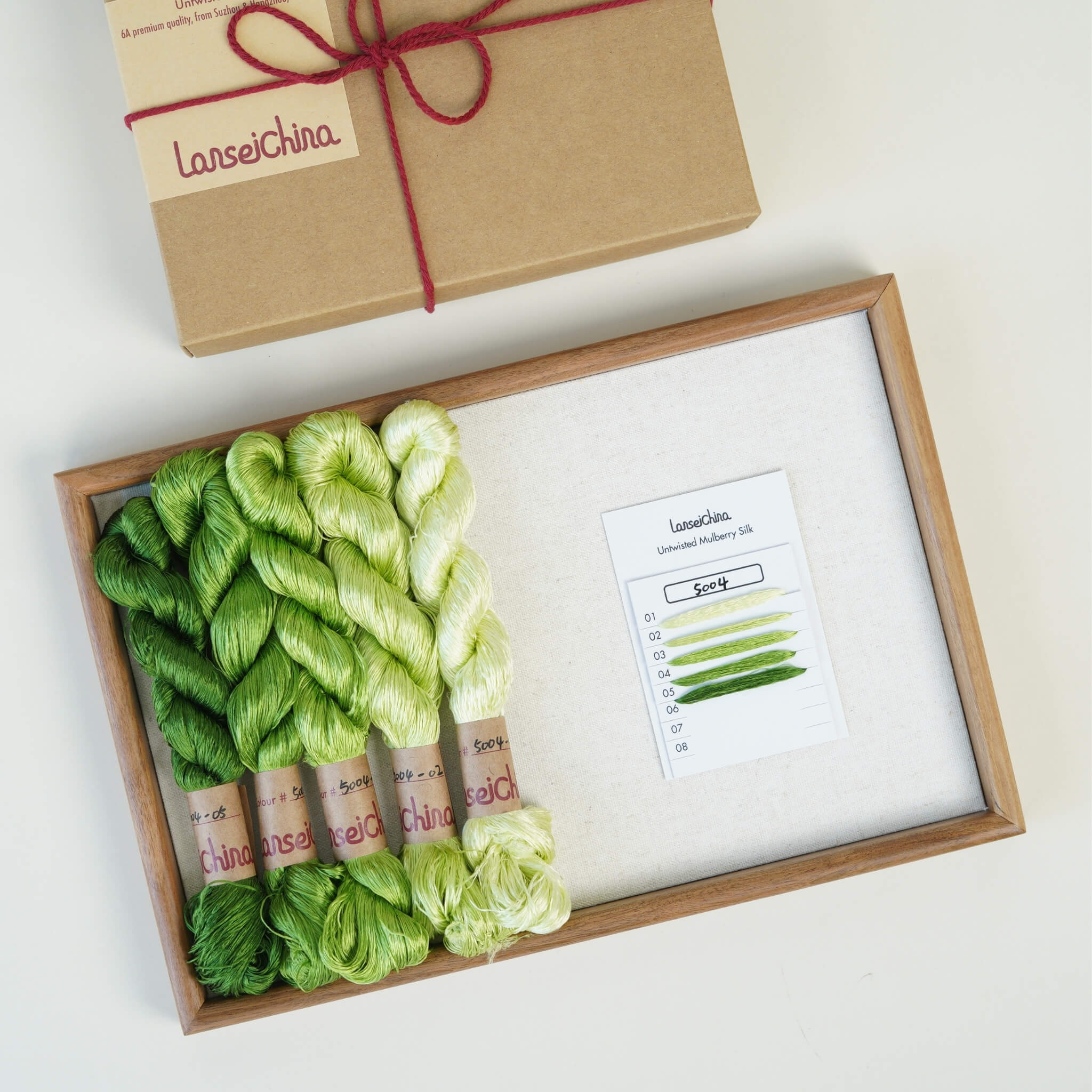 Untwisted Mulberry Silk For Ronghua | Colour #5004