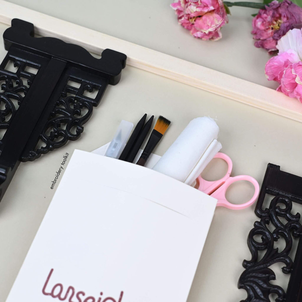 Shu Embroidery DIY Kit | Cotton Rose, from Dawn to Dusk
