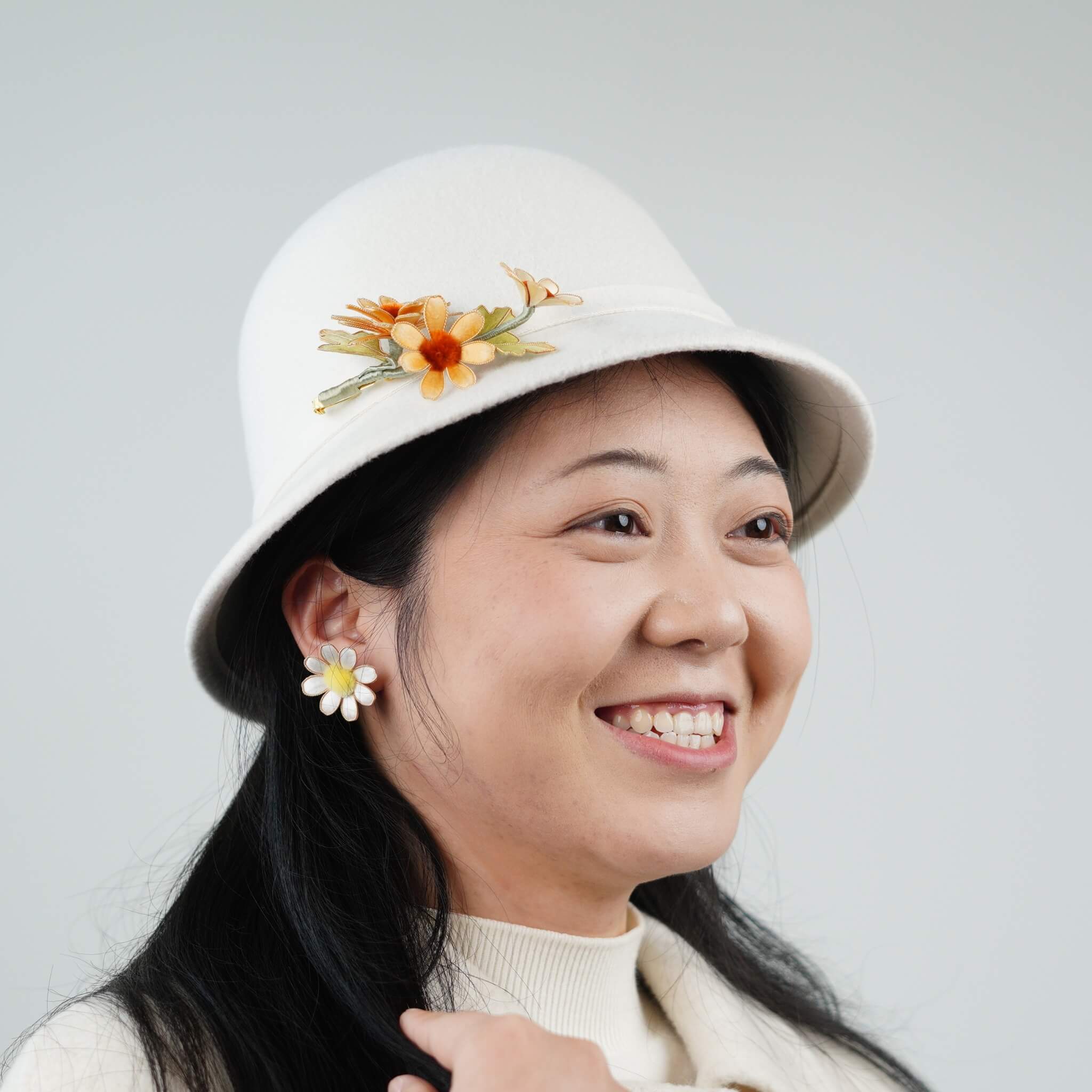 Handmade Ronghua | Daisy Earrings