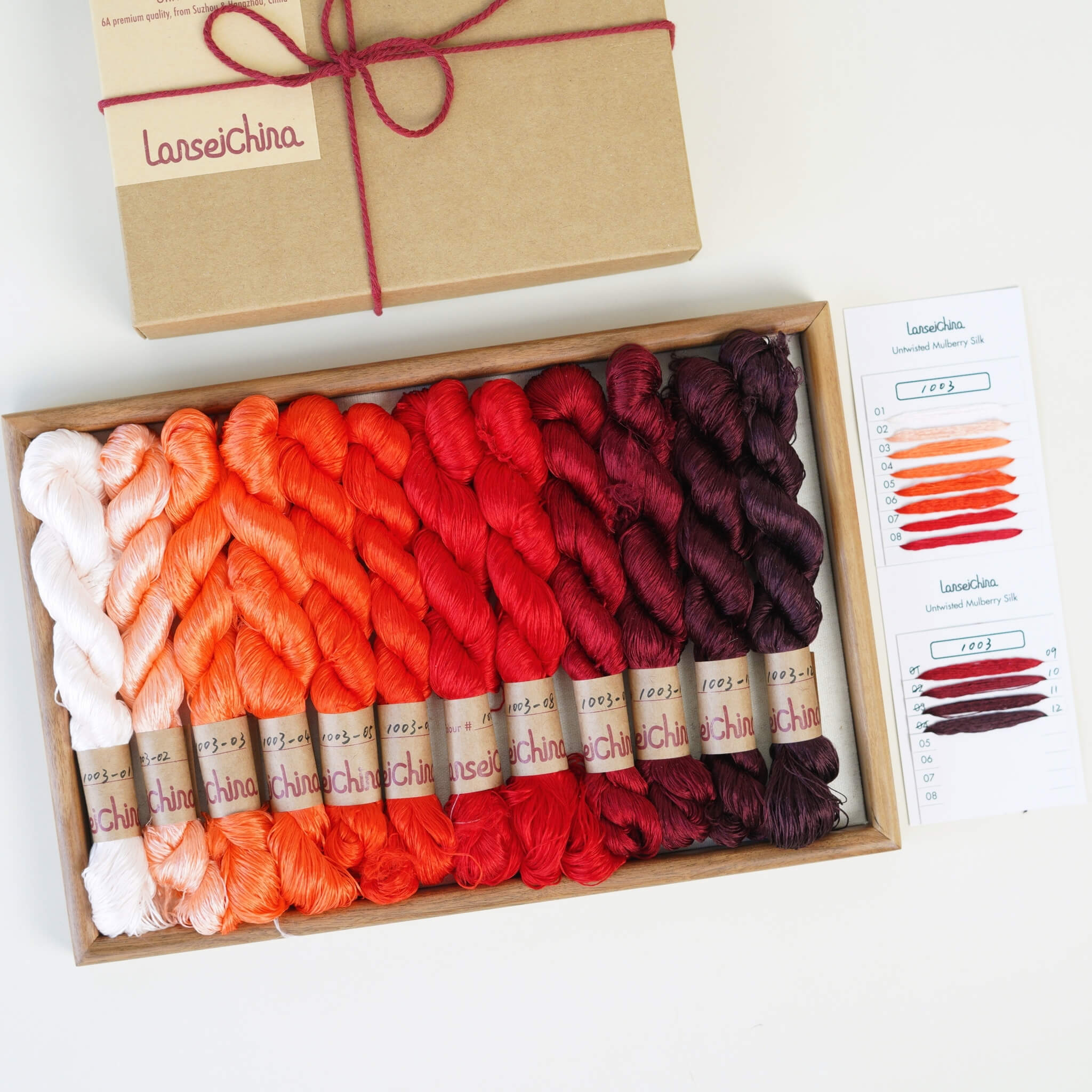 Untwisted Mulberry Silk For Ronghua | Colour #1003