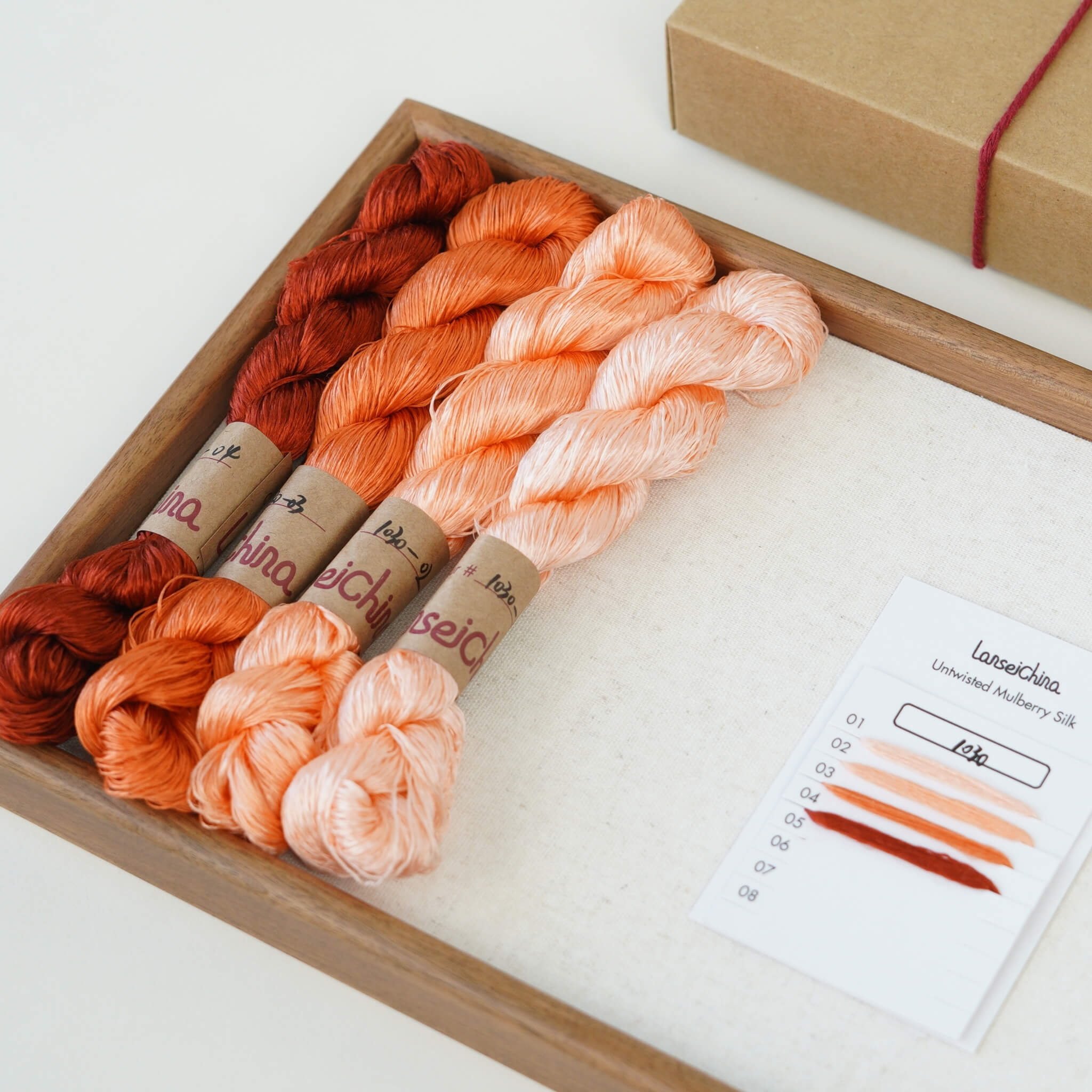 Untwisted Mulberry Silk For Ronghua | Colour #1030