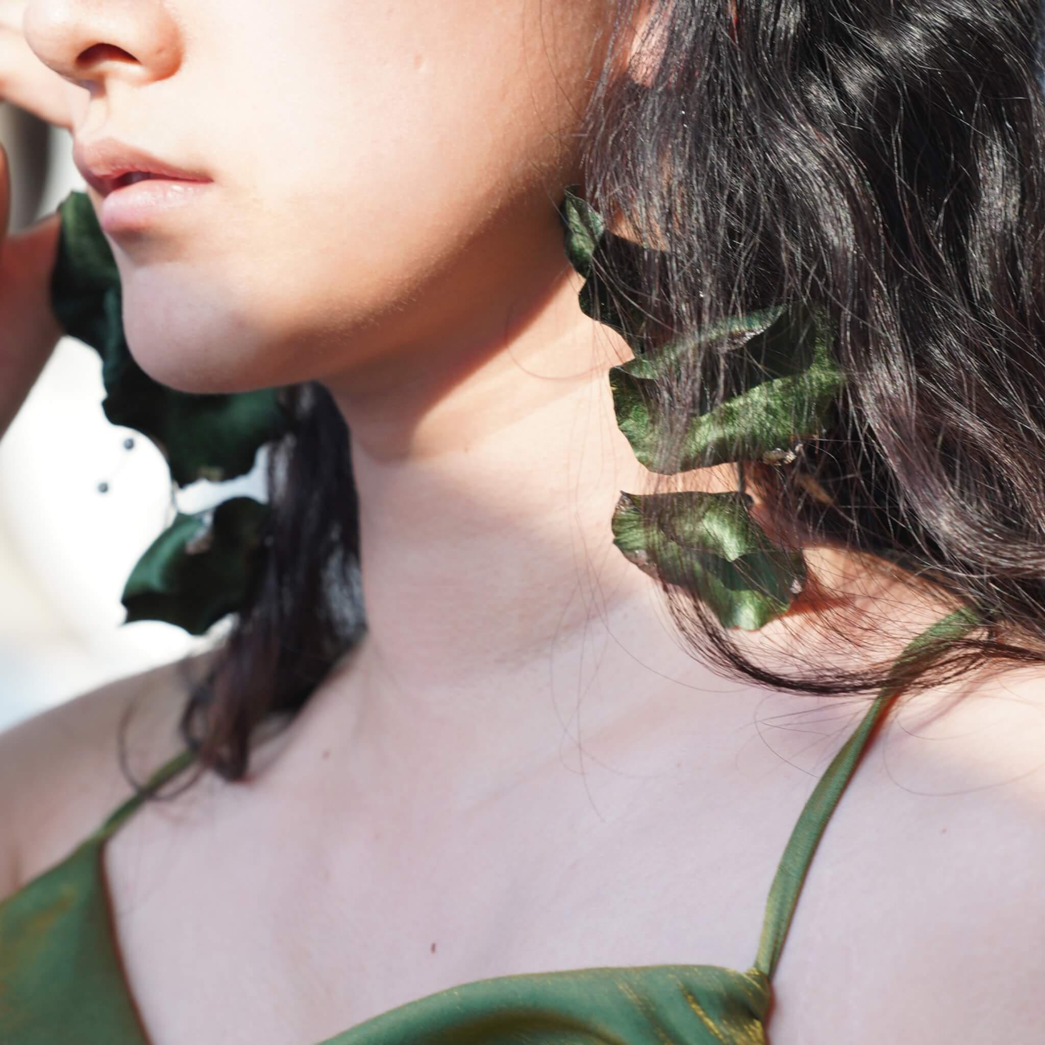 Handmade Ronghua Earrings |Summer Raindrops