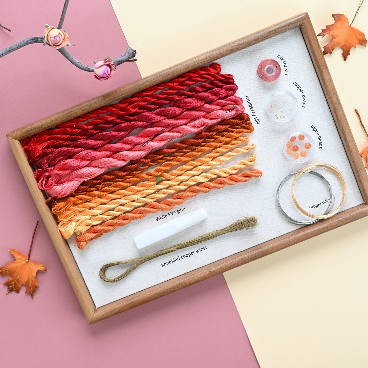 Ronghua DIY Kit | Love, Deep as Maple Red