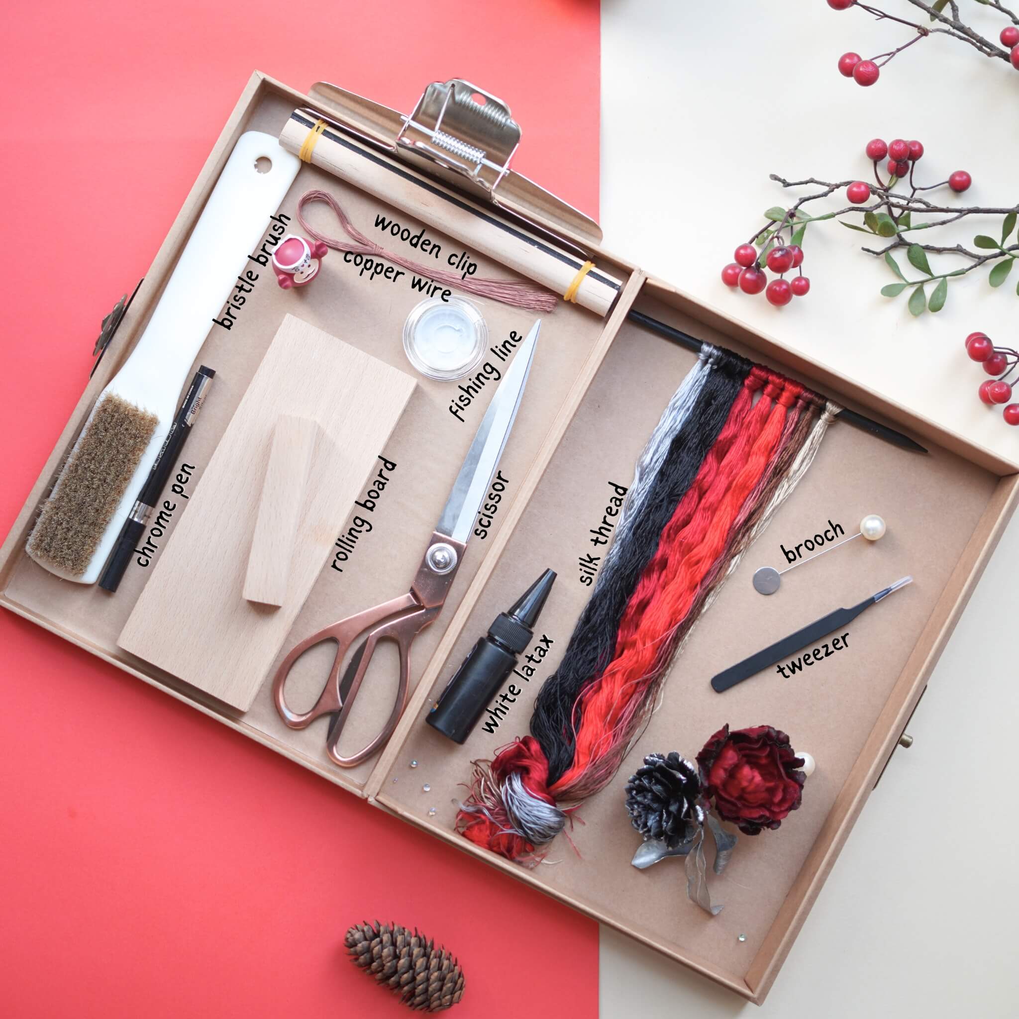 Ronghua DIY Kit |  Vampire Rose Brooch